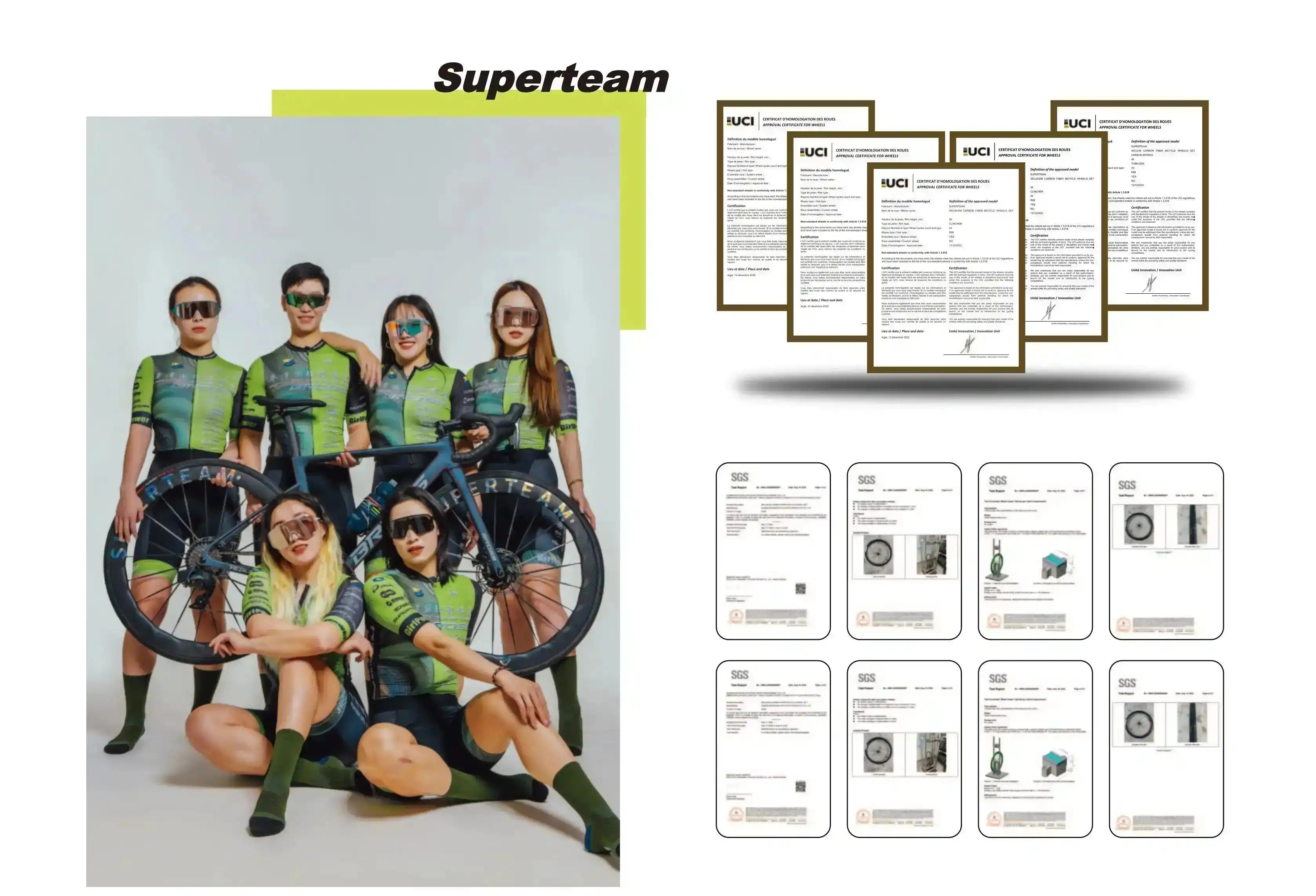 About UCI & SGS Proved - Superteam Wheels