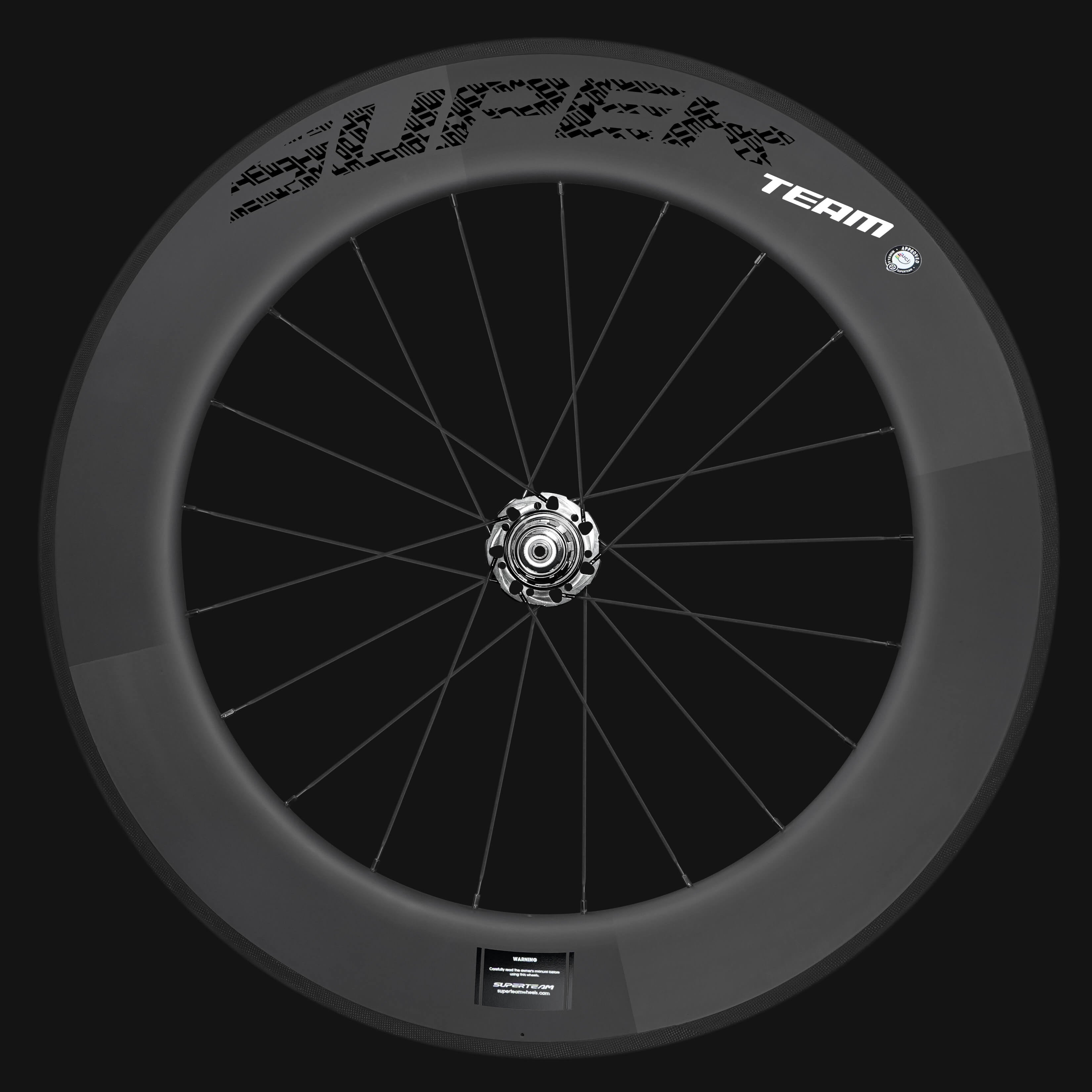 Classic PRO R25-88 Carbon Wheelset RIM Brake Black Decals