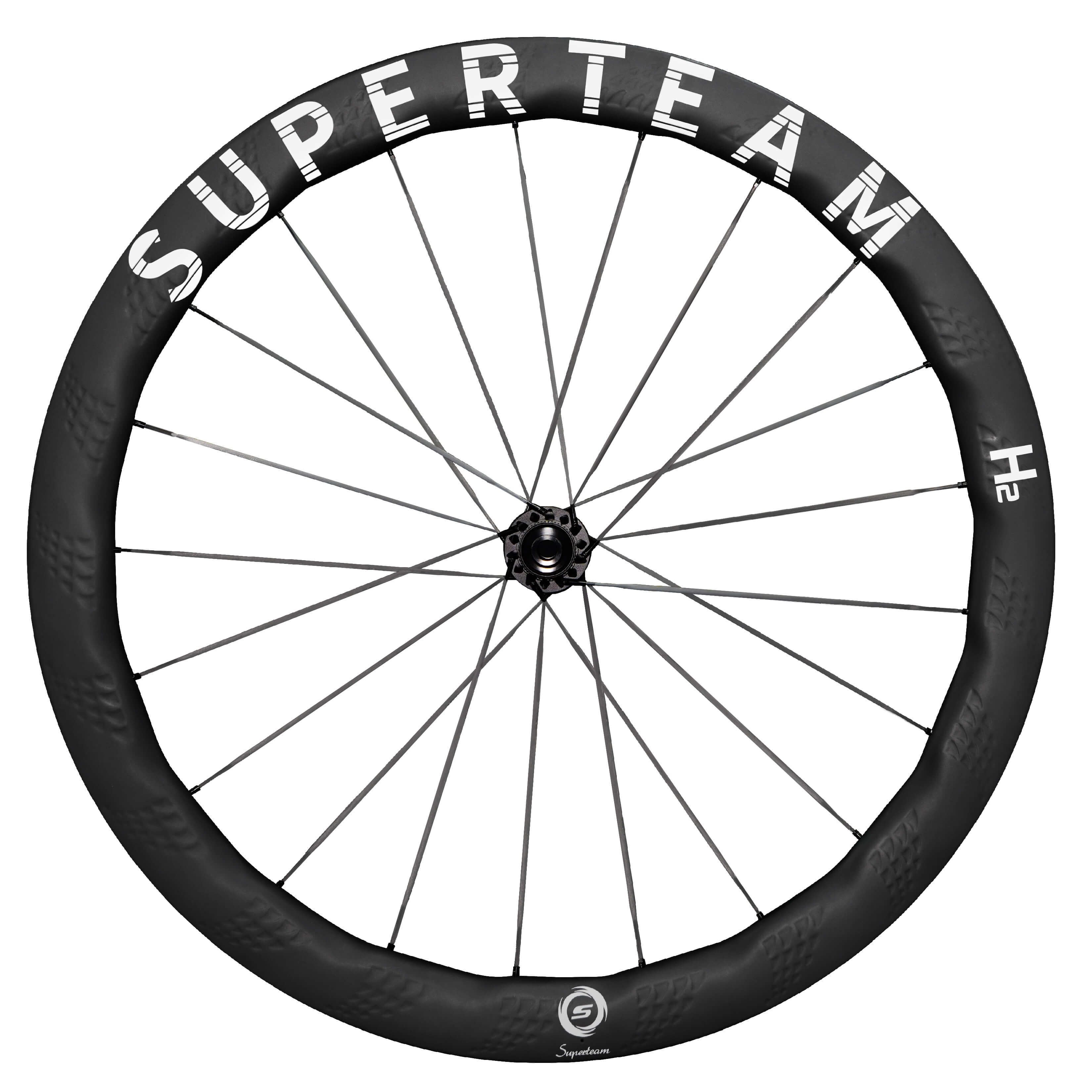 S-All Carbon Ultra H2 D30-50 Disc Brake White Decals | Superteam