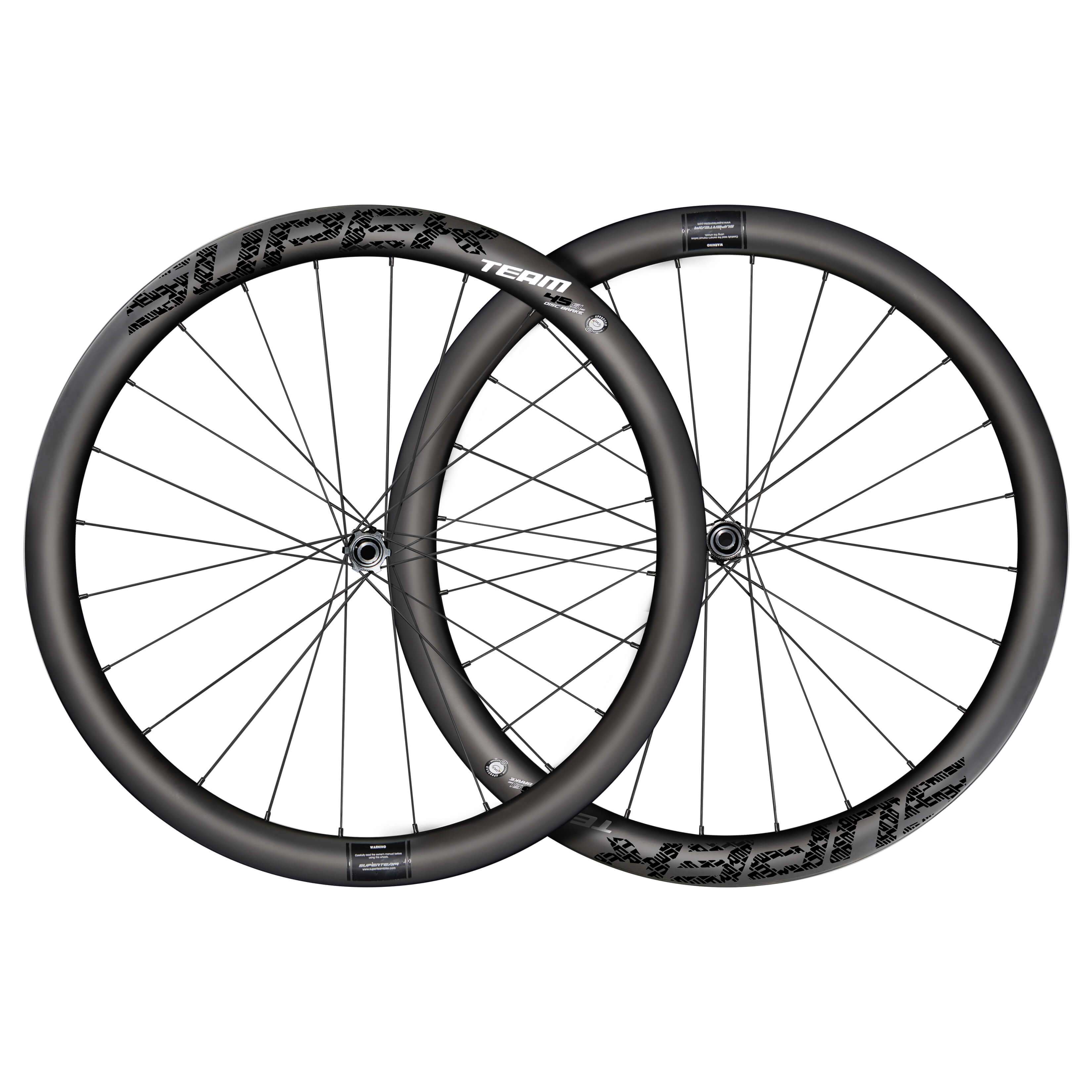 Classic PRO D28-45 Disco Freio Preto Decalques PILLAR WING21 Raios