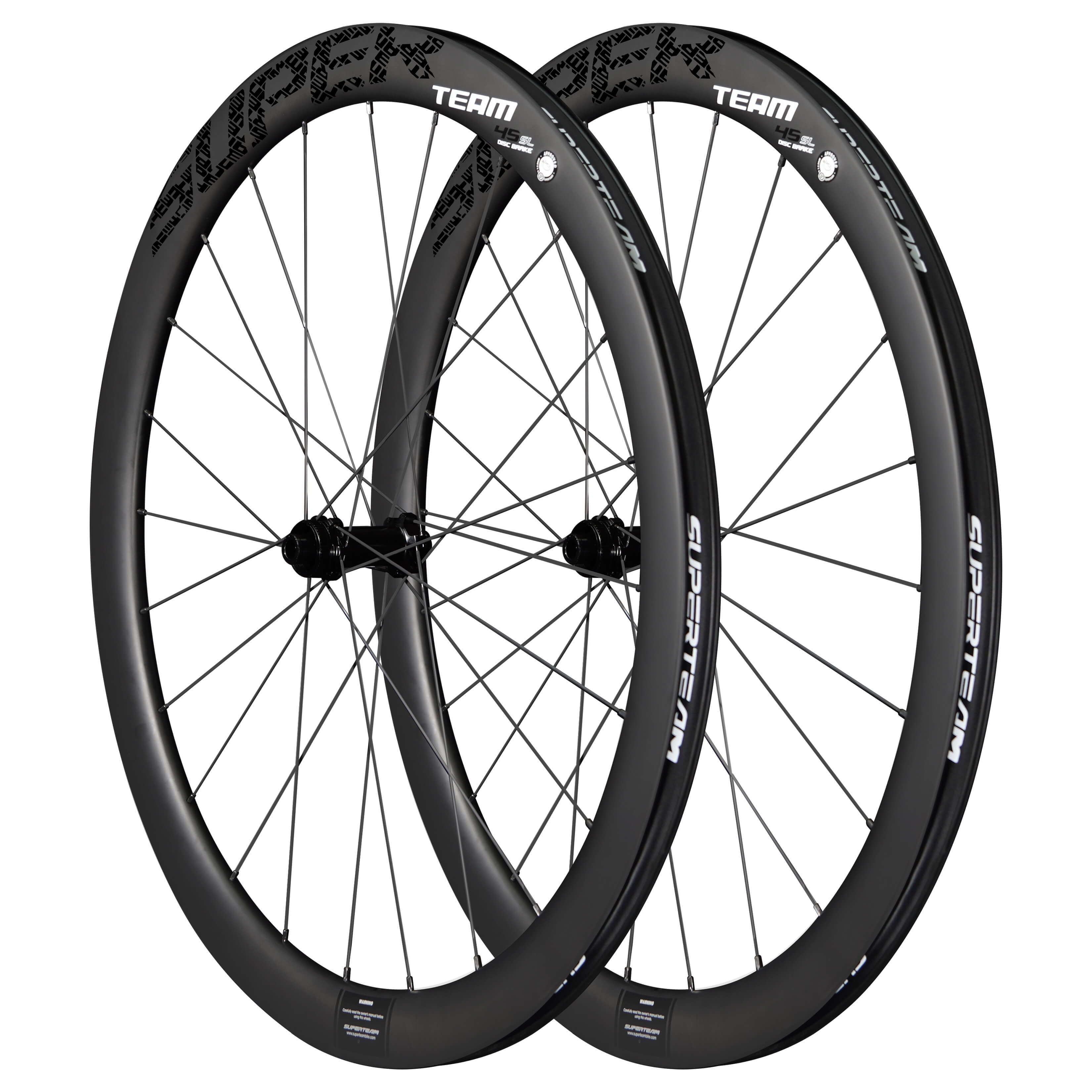 Classic PRO D28-45 Disc Brake Black Decals PILLAR WING21 Spokes