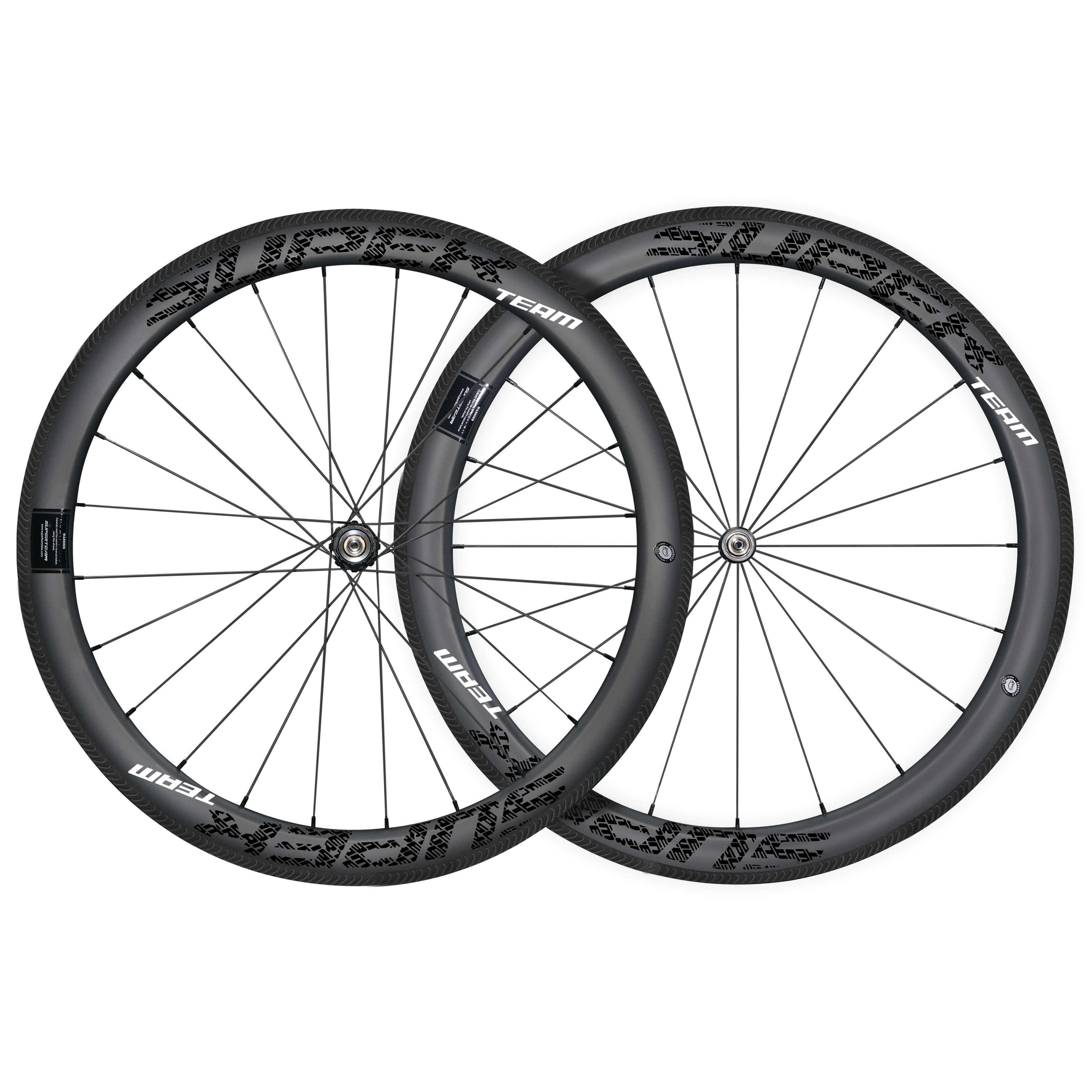 Rodas de carbono Classic PRO Light R25-50 com travão de jante