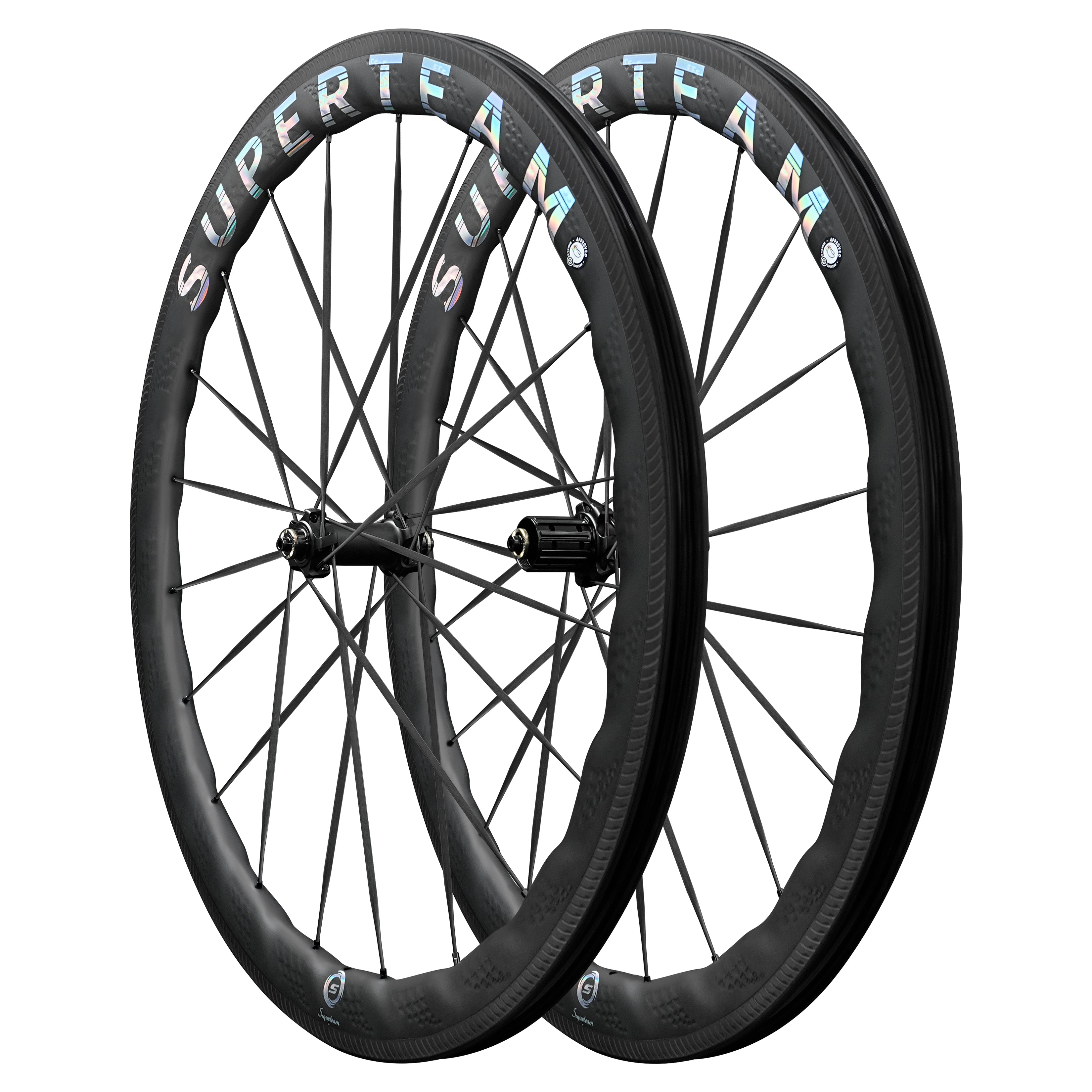 S-ALL Carbon Ultra D28-50 DISC Brake Silver Decals