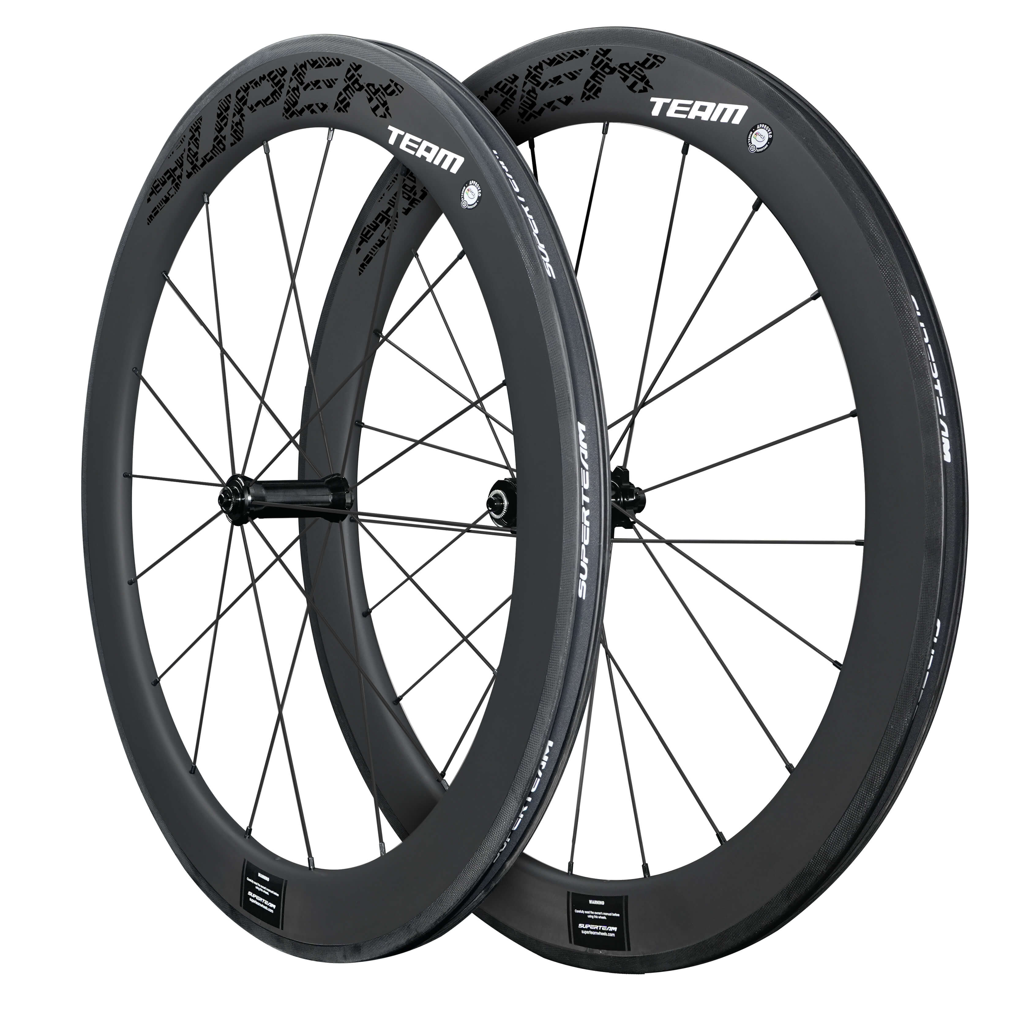 Classic PRO R25-60 Carbon Wheelset RIM Brake Black Decals