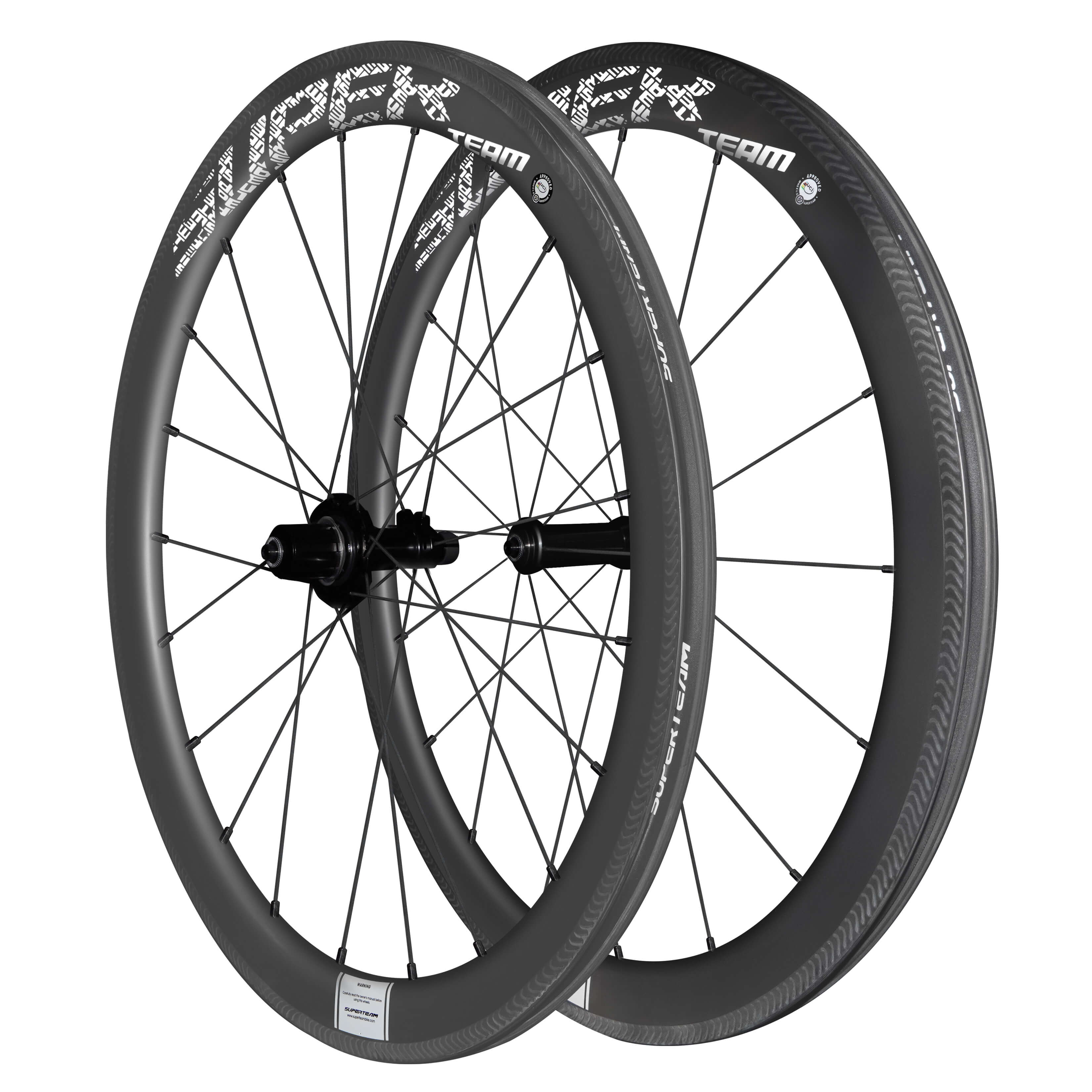 Conjunto de rodas de carbono Classic PRO R25-50 RIM Brake White Decals