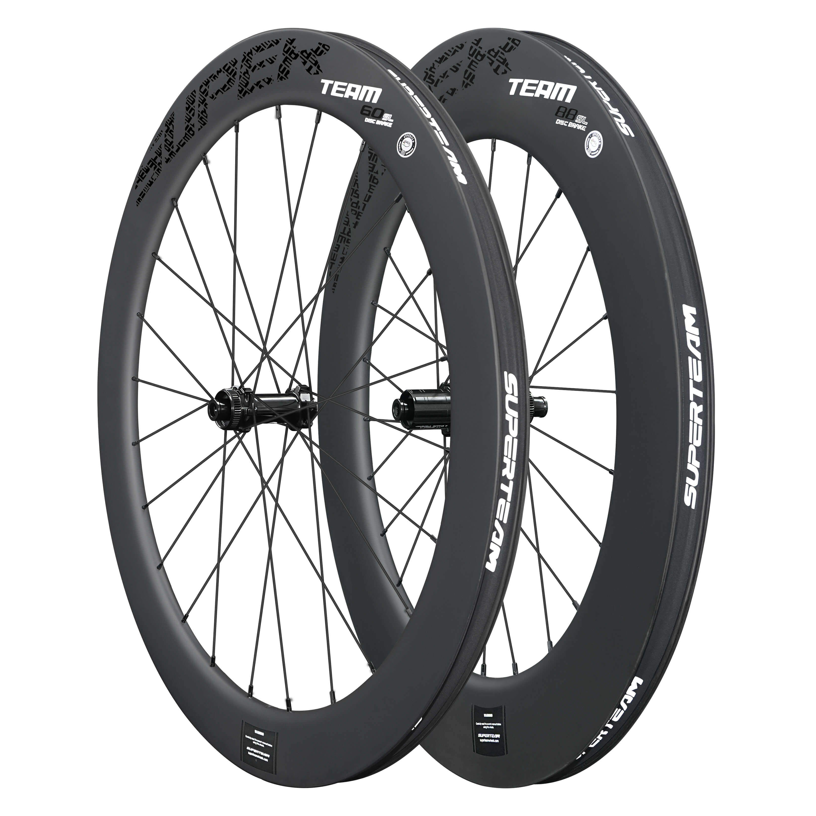 Classic PRO D28-60/88 Disc Brake Black Decals PILLAR WING21 Spokes