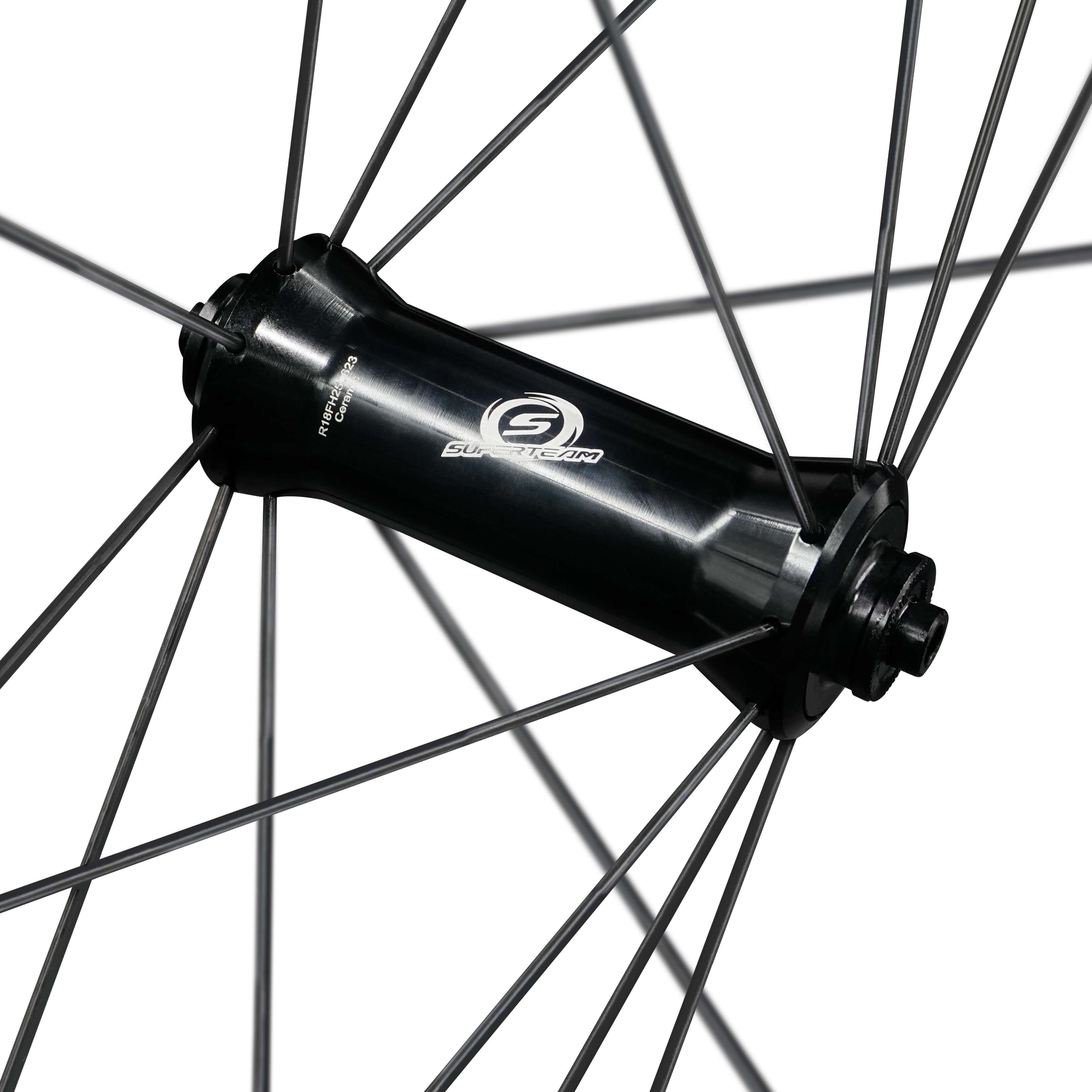 Conjunto de rodas de carbono Classic PRO R25-38 RIM Brake Black Decals