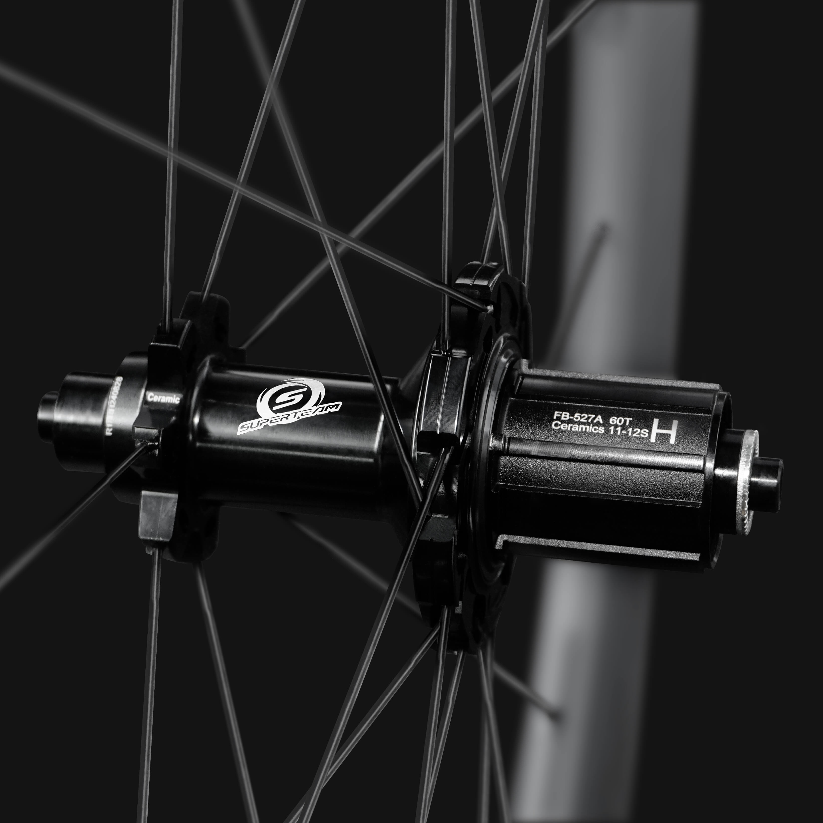 Classic PRO R25-88 Carbon Wheelset RIM Brake Black Decals