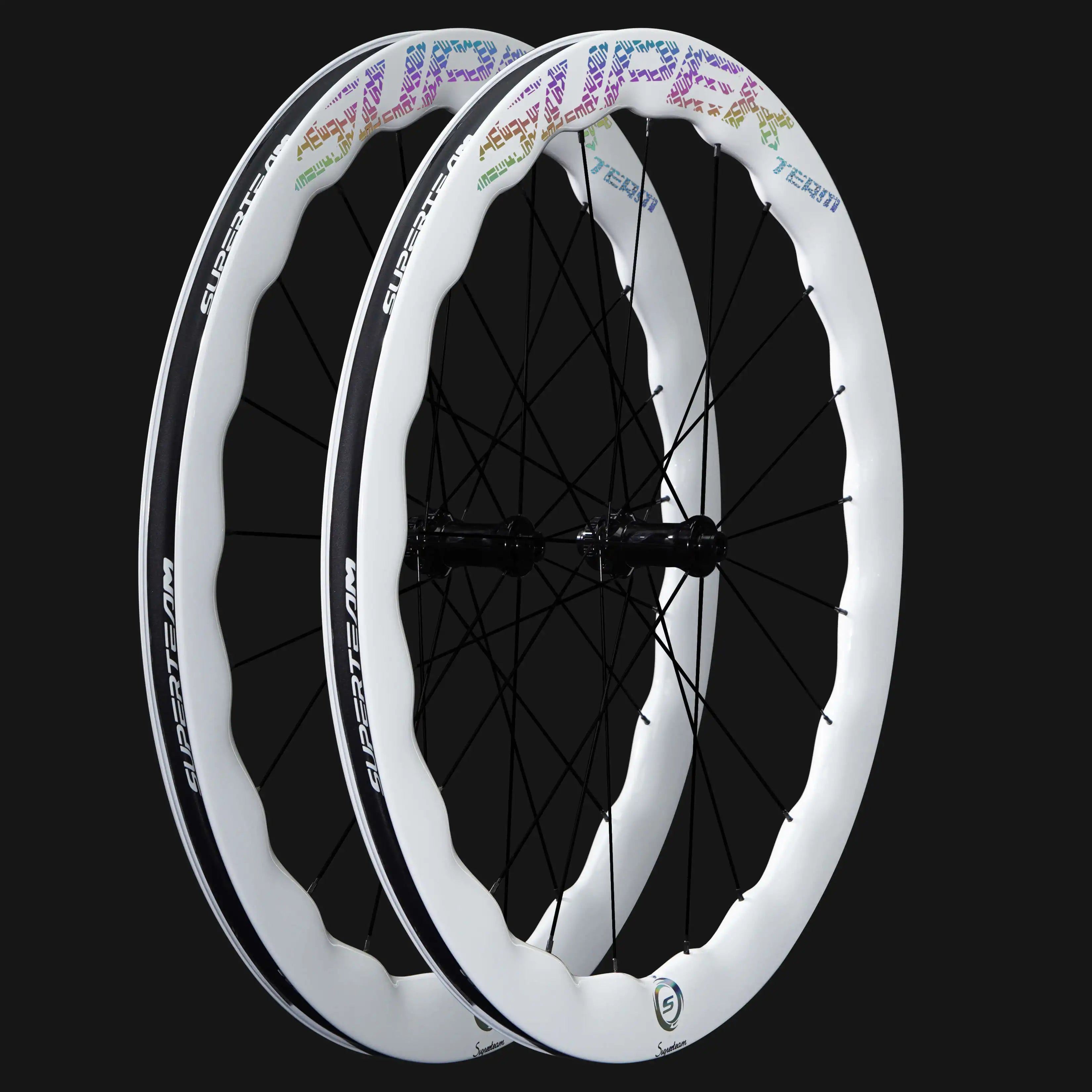 Classic Pro Max D25 - 53 Disc Brake White Rim - Superteam Wheels
