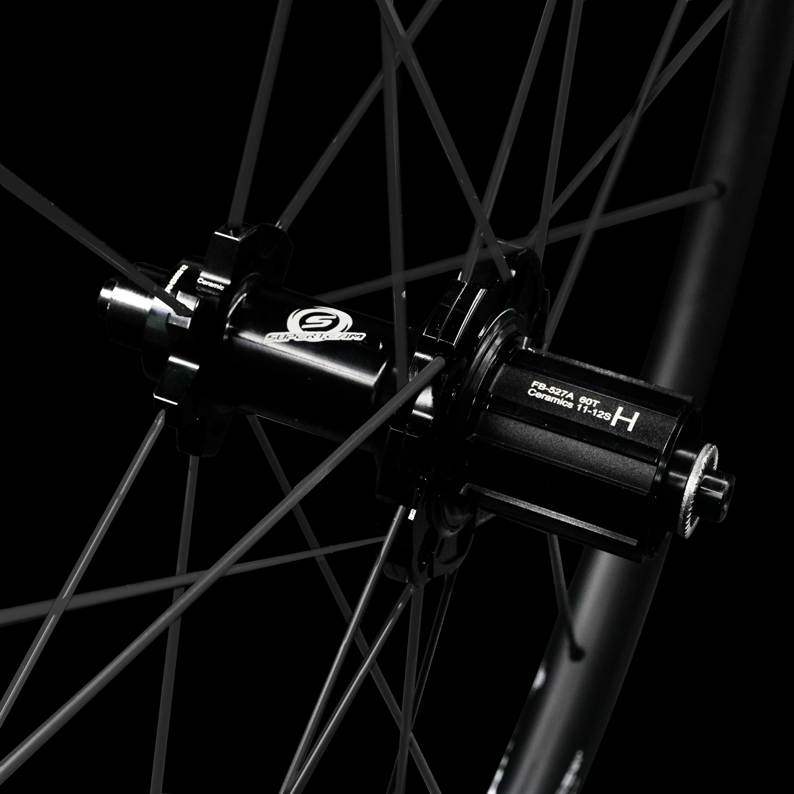 Classic PRO R25-38 Carbon Wheelset RIM Brake White Decals