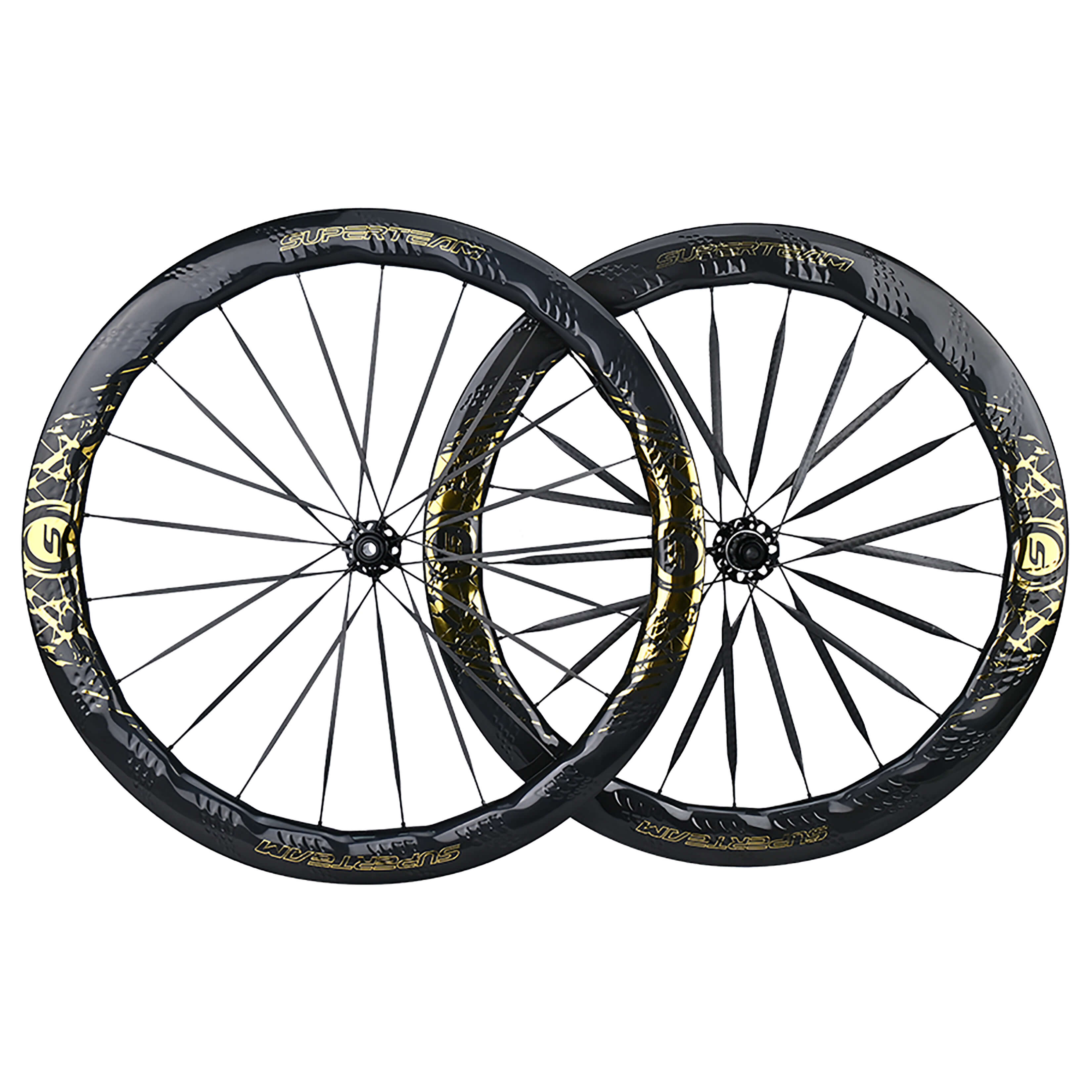 S-ALL Carbon Ultra Nazar Boncugu D28-50 DISC Brake Gold Decals