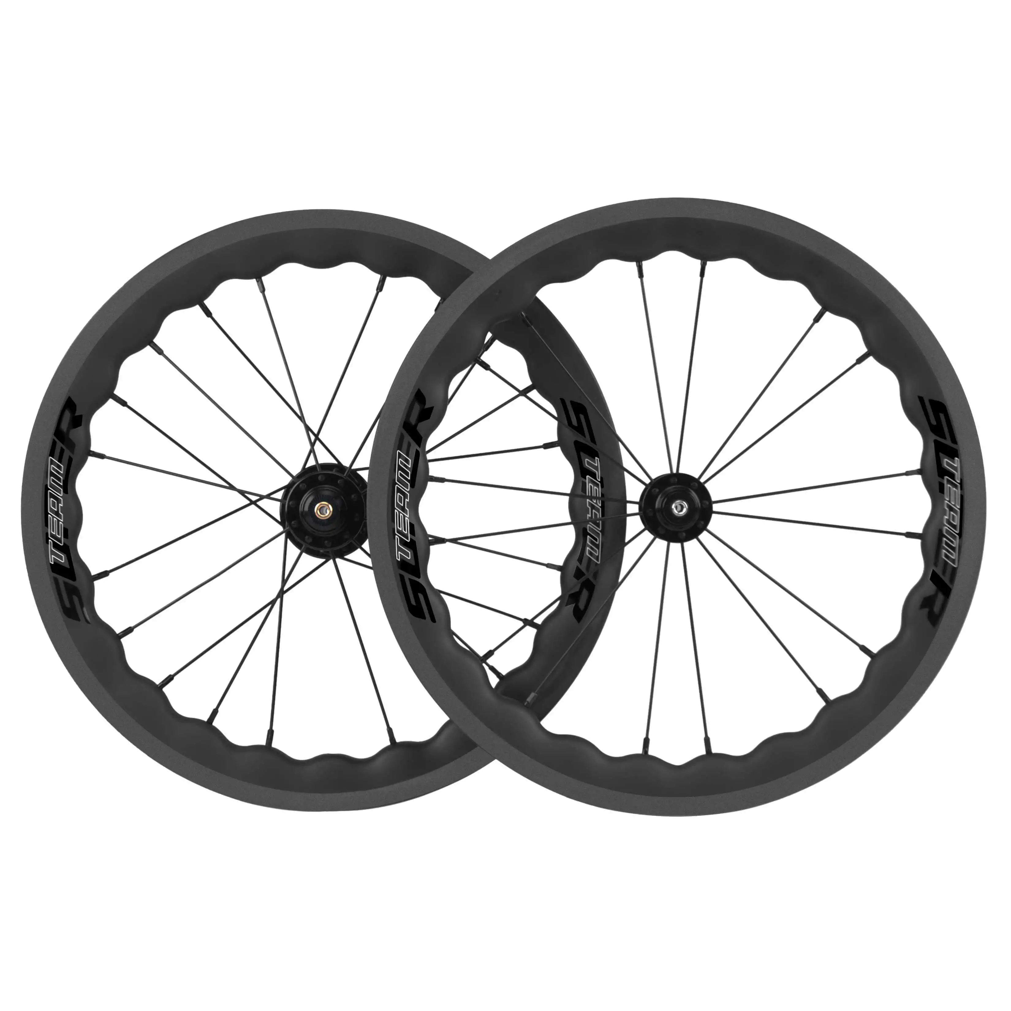 349 Waver Carbon Wheelset 25 - 35 RIM Brake For Brompton - Superteam Wheels