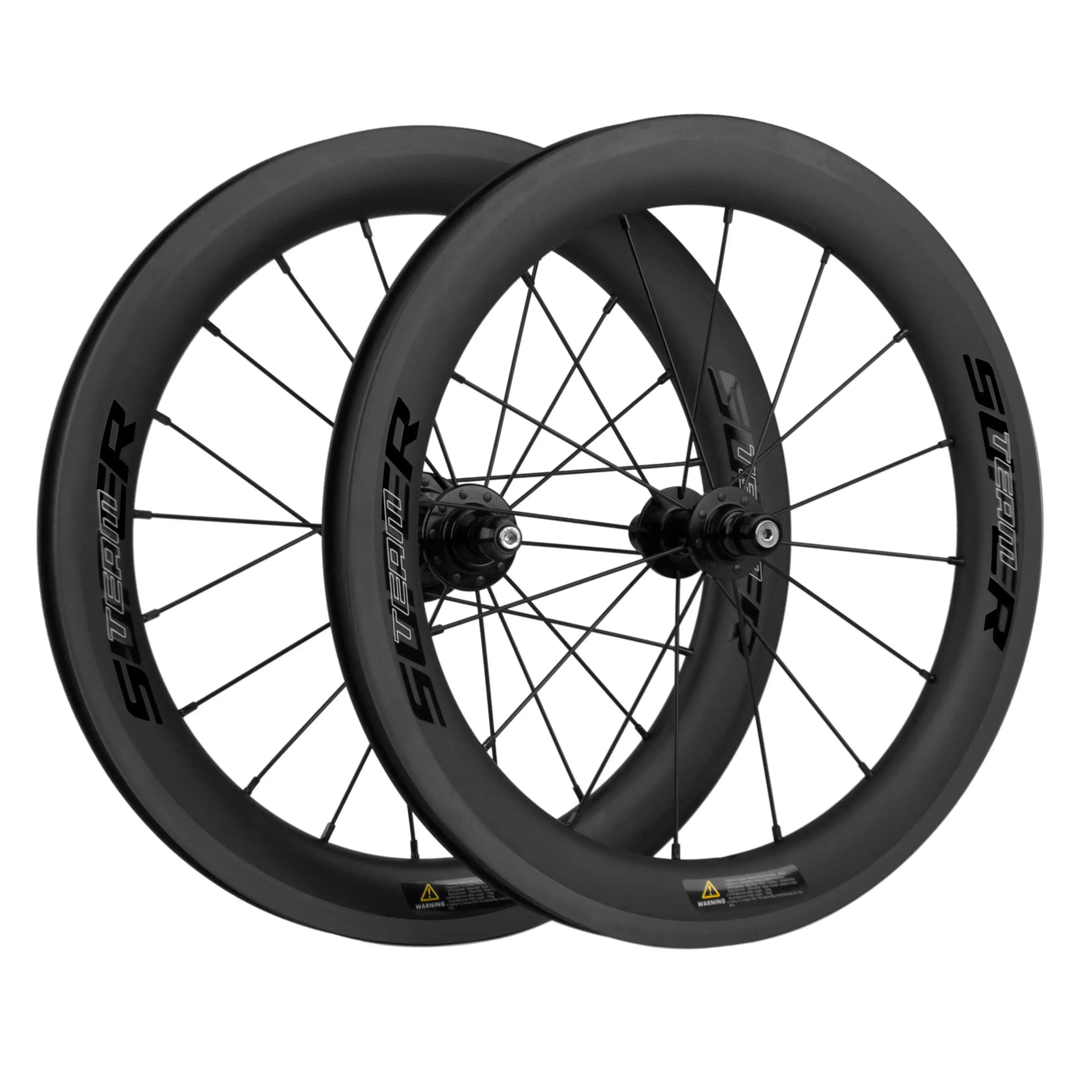 349 Carbon Wheelset 25 - 38 RIM Brake For Brompton - Superteam Wheels