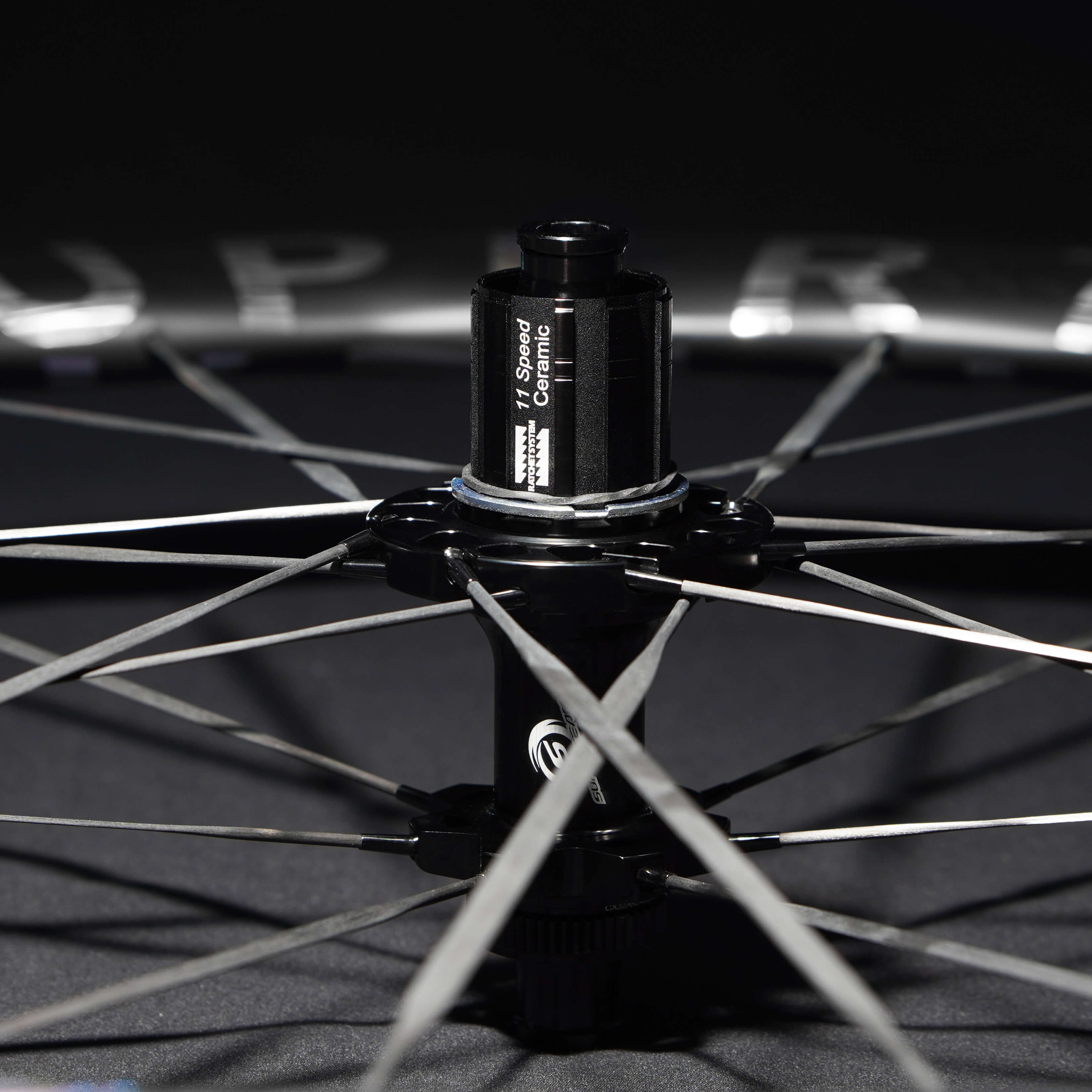 S - ALL Carbon Ultra D28 - 50 DISC Brake Silver Decals - Superteam Wheels