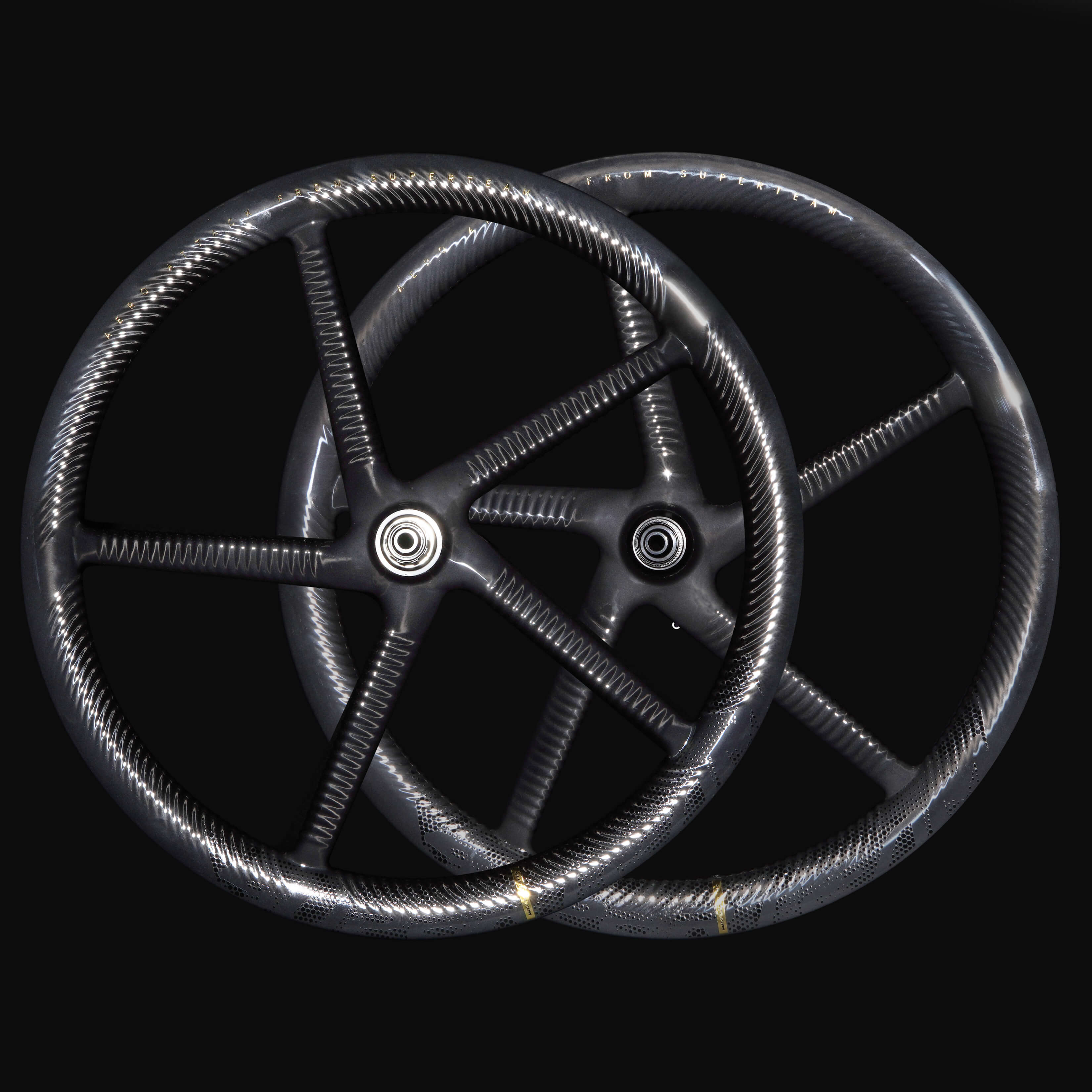 S - ALL Carbon EVO TRI Aero Race Wheelset - Superteam Wheels