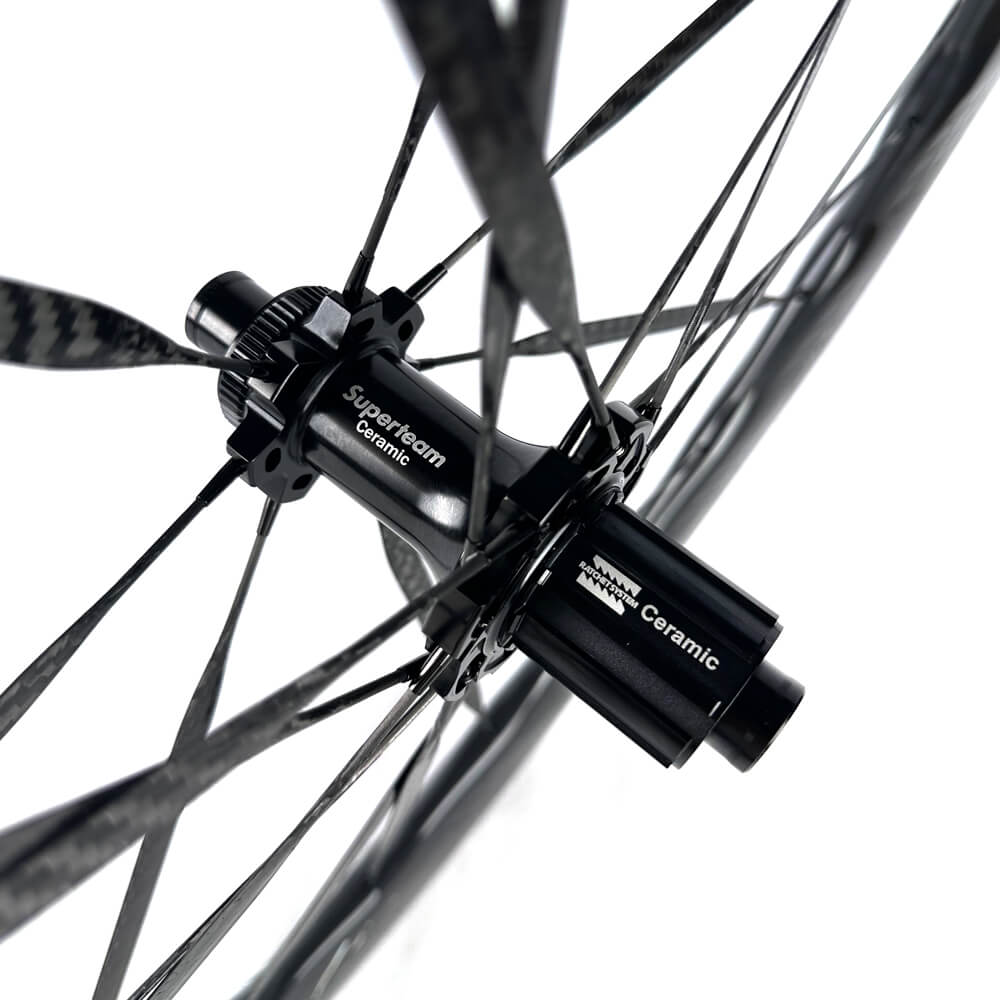S - ALL Carbon Ultra Nazar Boncugu D30 - 50 DISC Brake Silver Decals - Superteam Wheels