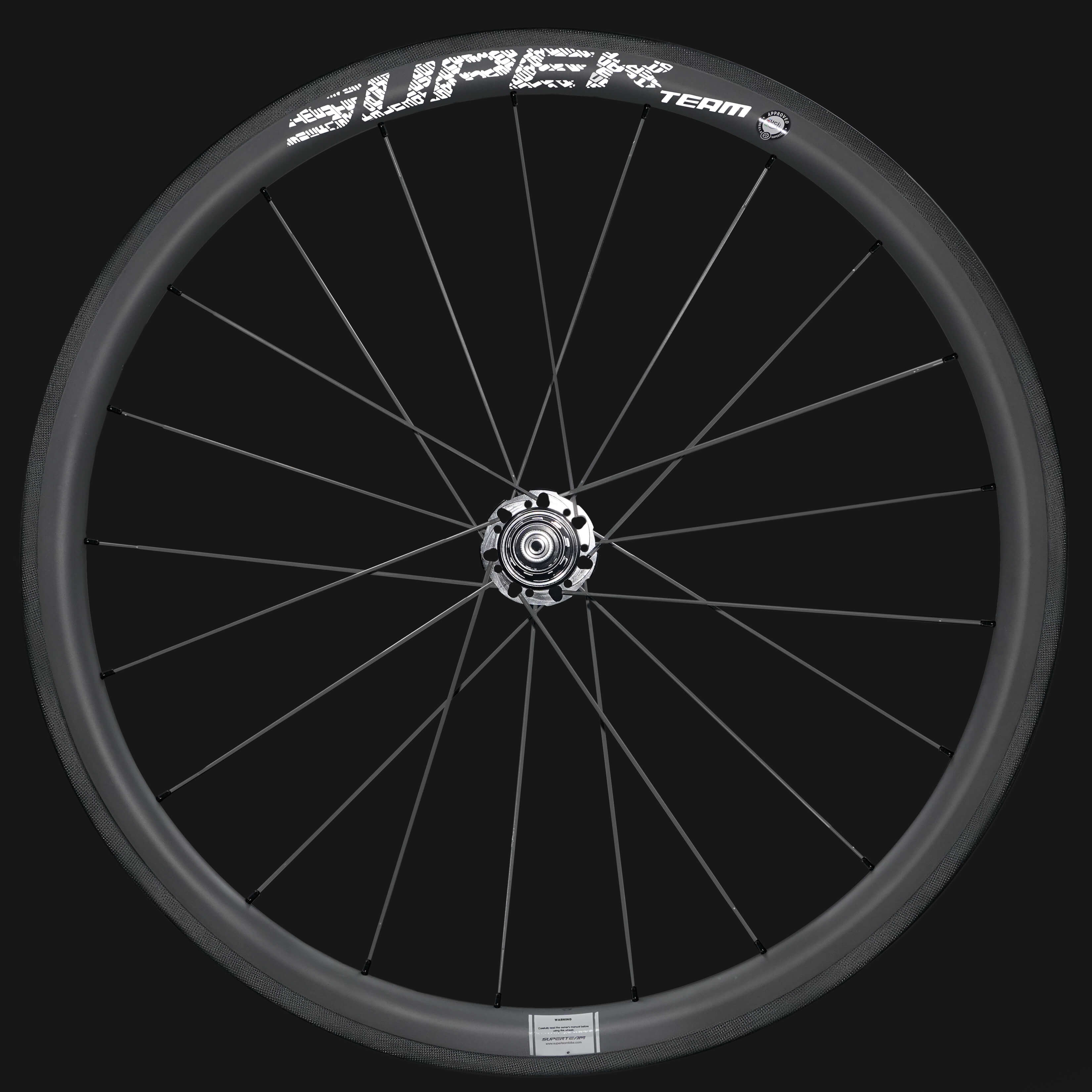 Classic PRO R25-38 Carbon Wheelset RIM Brake White Decals