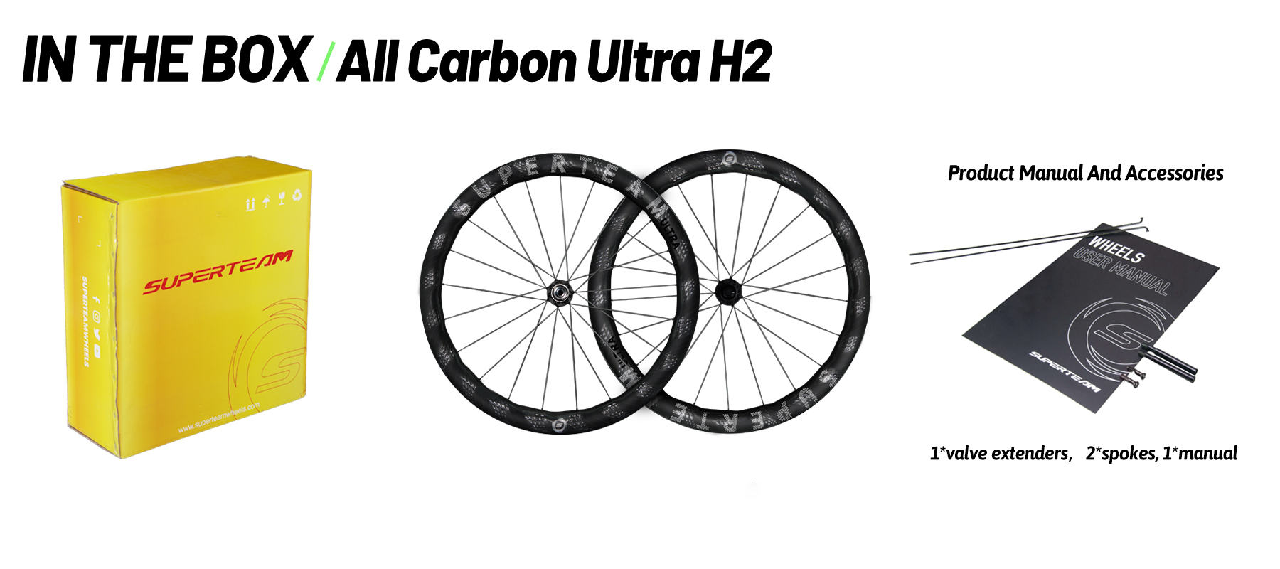S-ALL Carbon Ultra H2 D30-50 Disc Brake Special Edition Aero Race Wheels