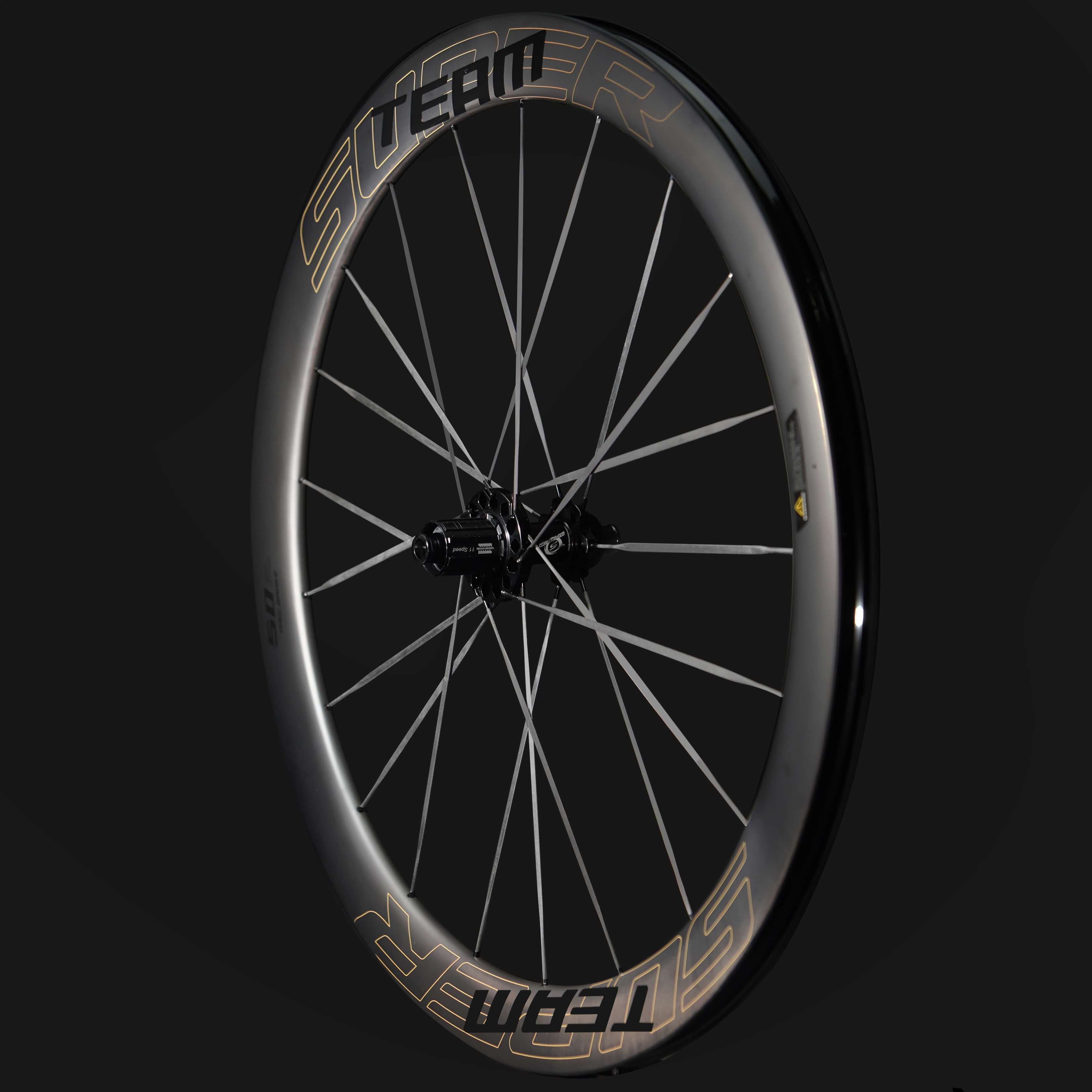 S - ALL Carbon Ⅱ D28 - 50 DISC Brake Customized By Felix Single Front Wheel 54T - Superteam Wheels