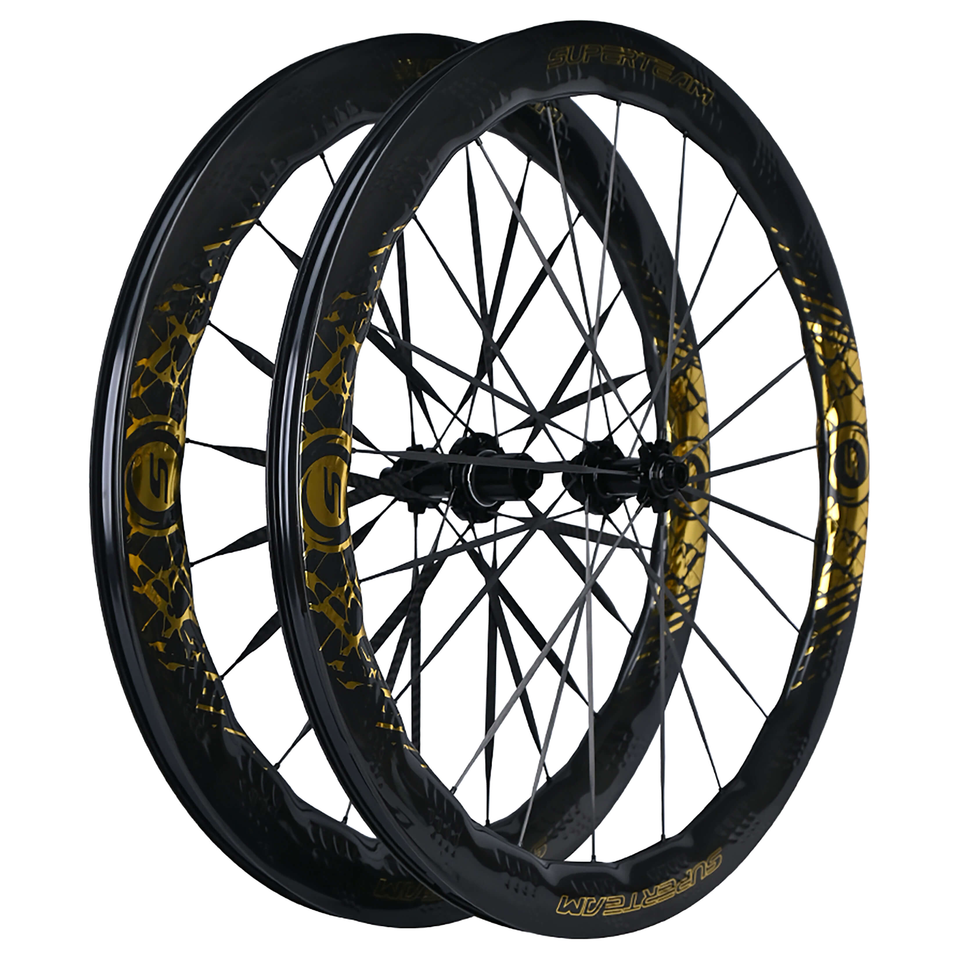 S-ALL Carbon Ultra Nazar Boncugu D28-50 DISC Brake Gold Decals