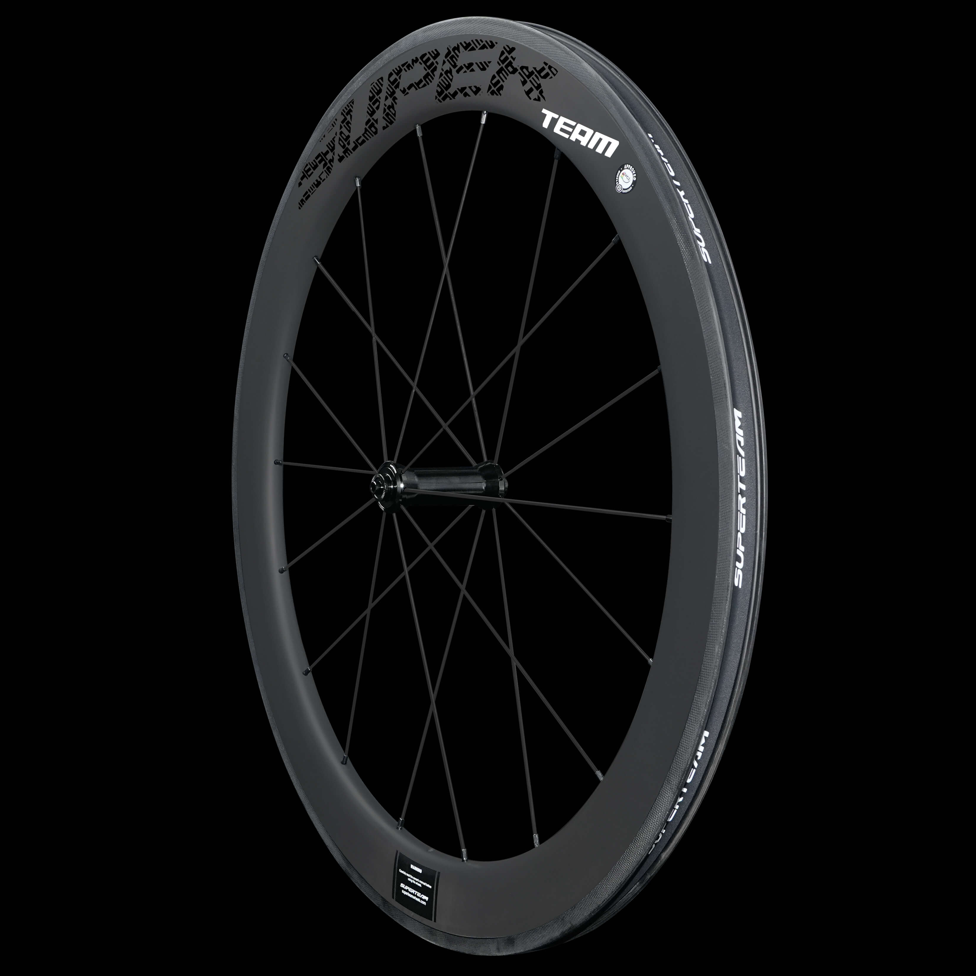 Classic PRO R25-60 Carbon Wheelset RIM Brake Black Decals