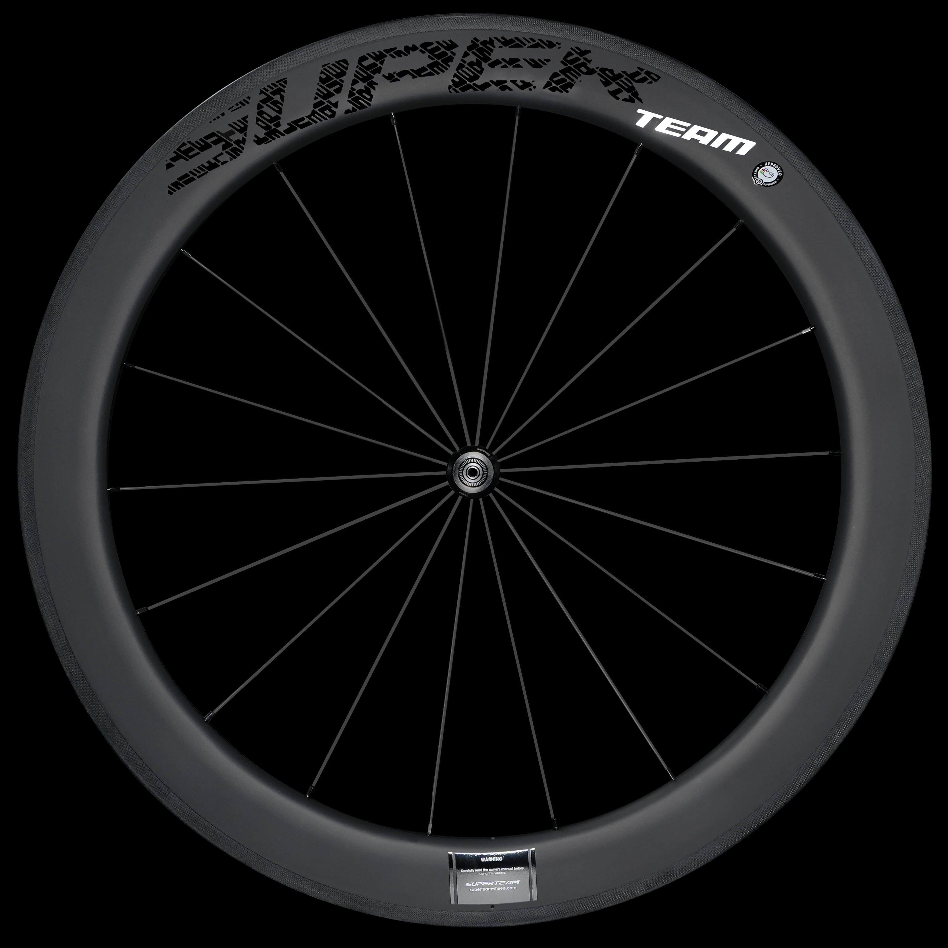 Classic PRO R25-60 Carbon Wheelset RIM Brake Black Decals