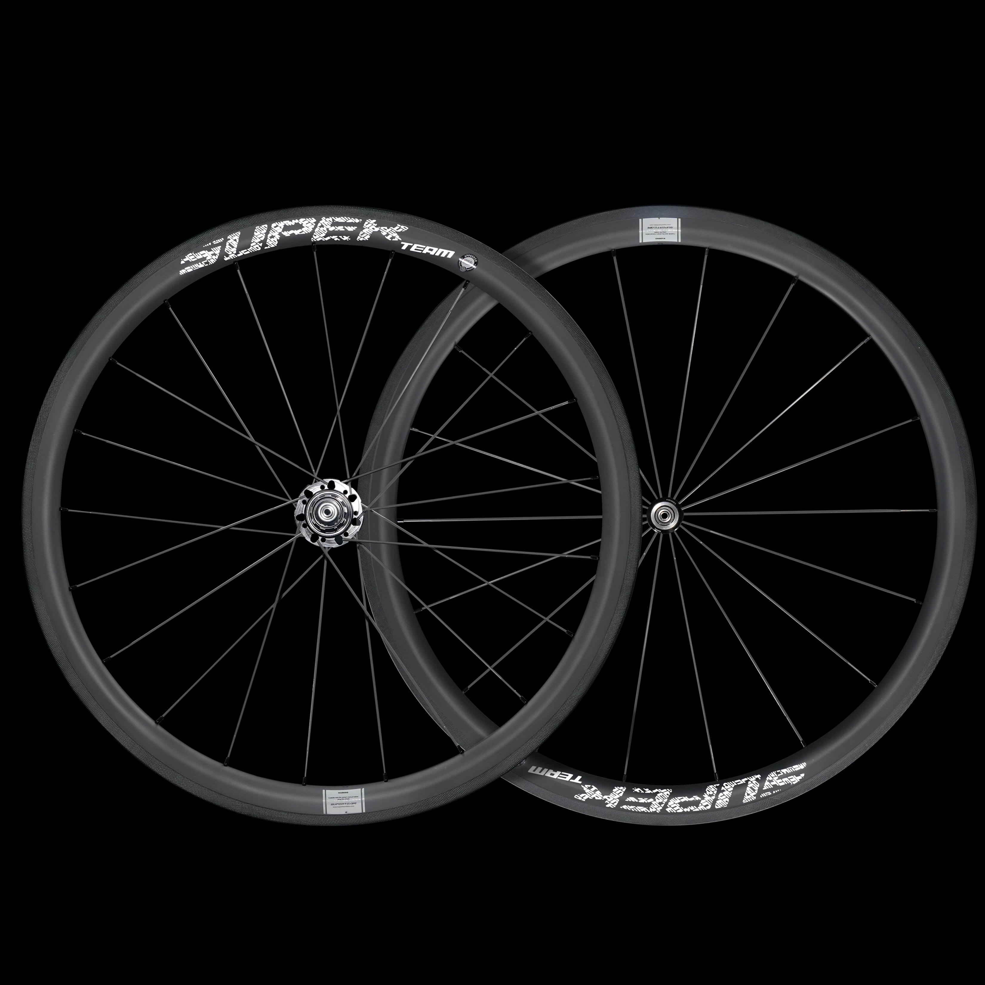Classic PRO R25-38 Carbon Wheelset RIM Brake White Decals