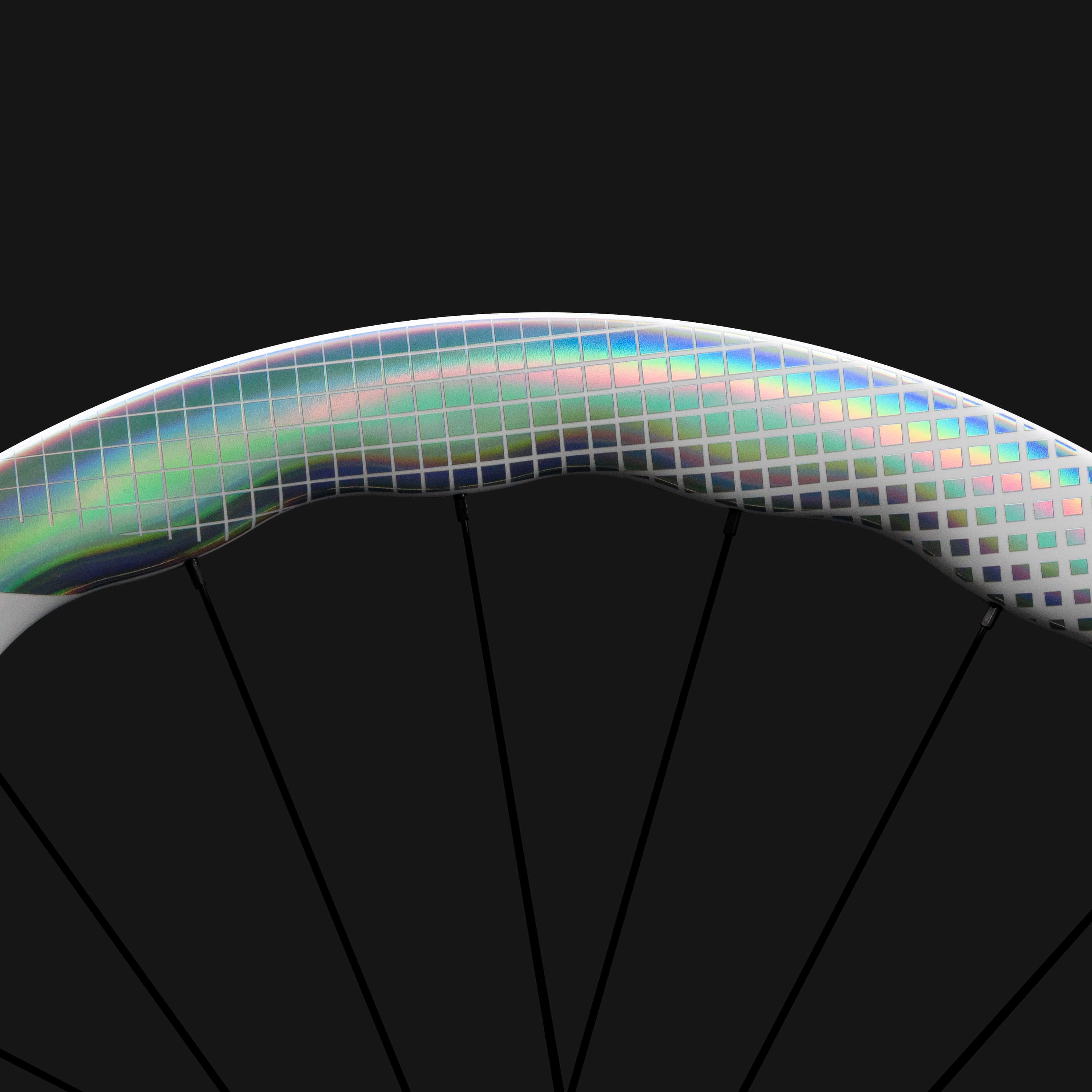 Classic PRO D28 - 50 DISC Brake Shine Decals White Rim - Superteam Wheels