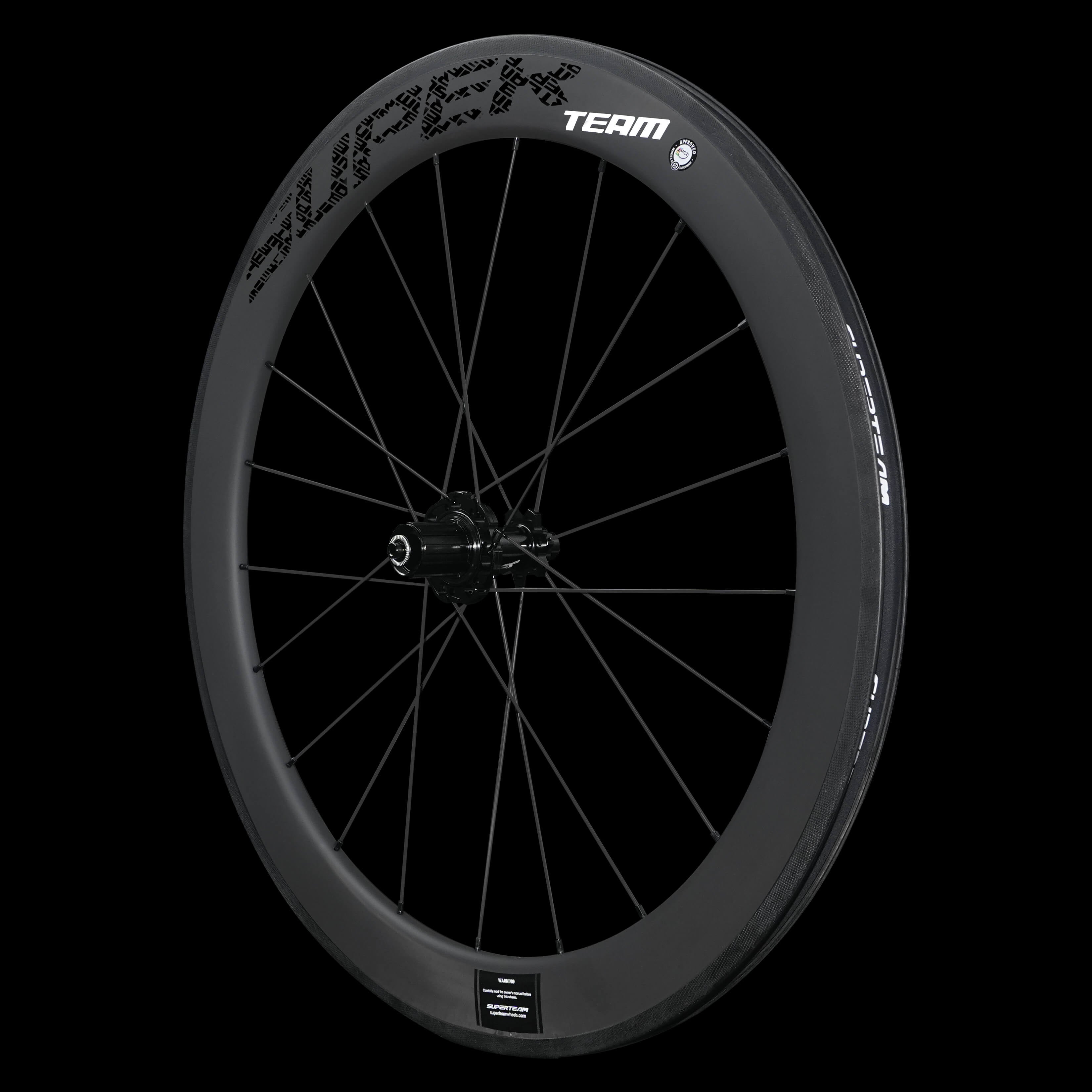 Classic PRO R25-60 Carbon Wheelset RIM Brake Black Decals