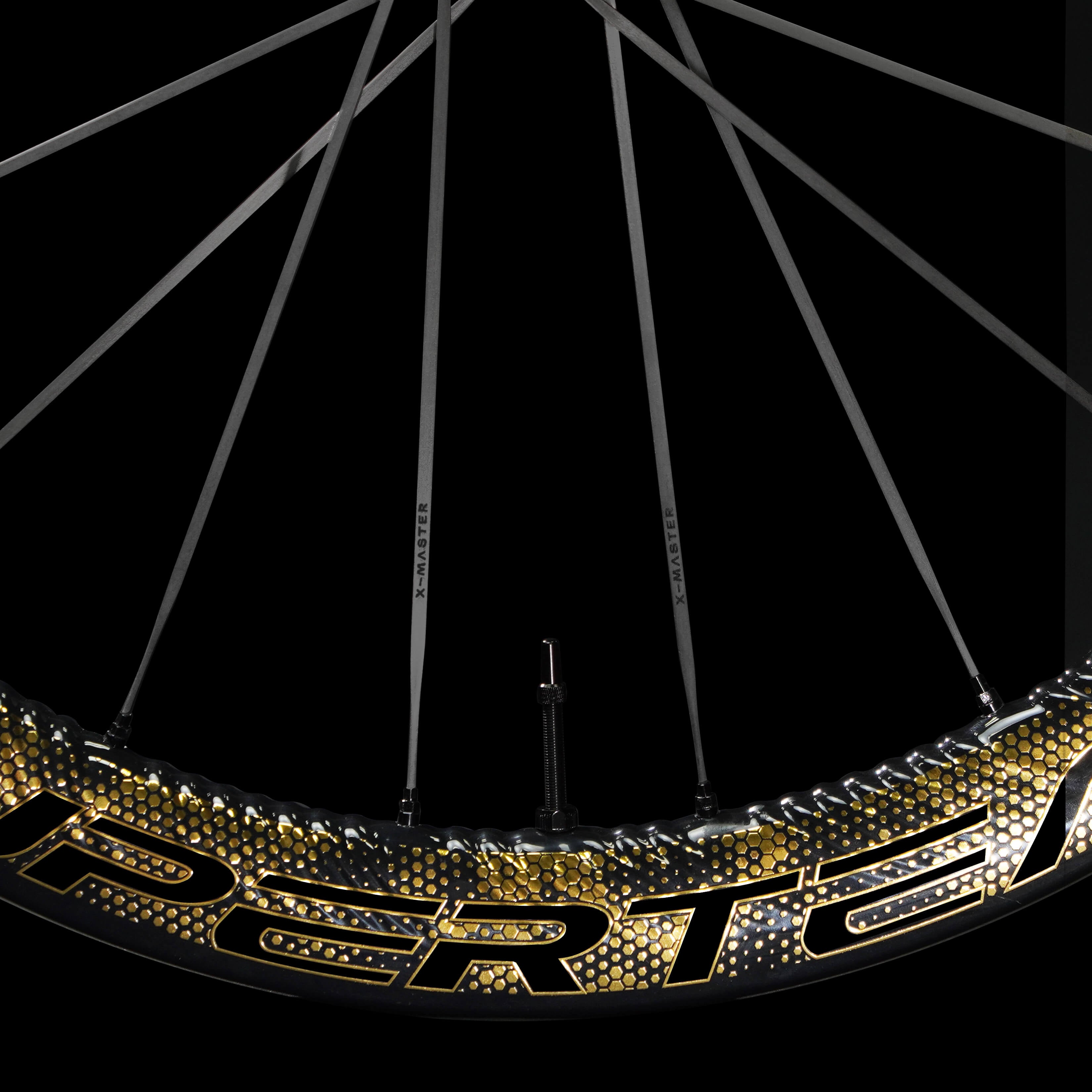 S - ALL Carbon EVO Ⅱ D30 - 50 DISC Brake Gold Decals - Superteam Wheels