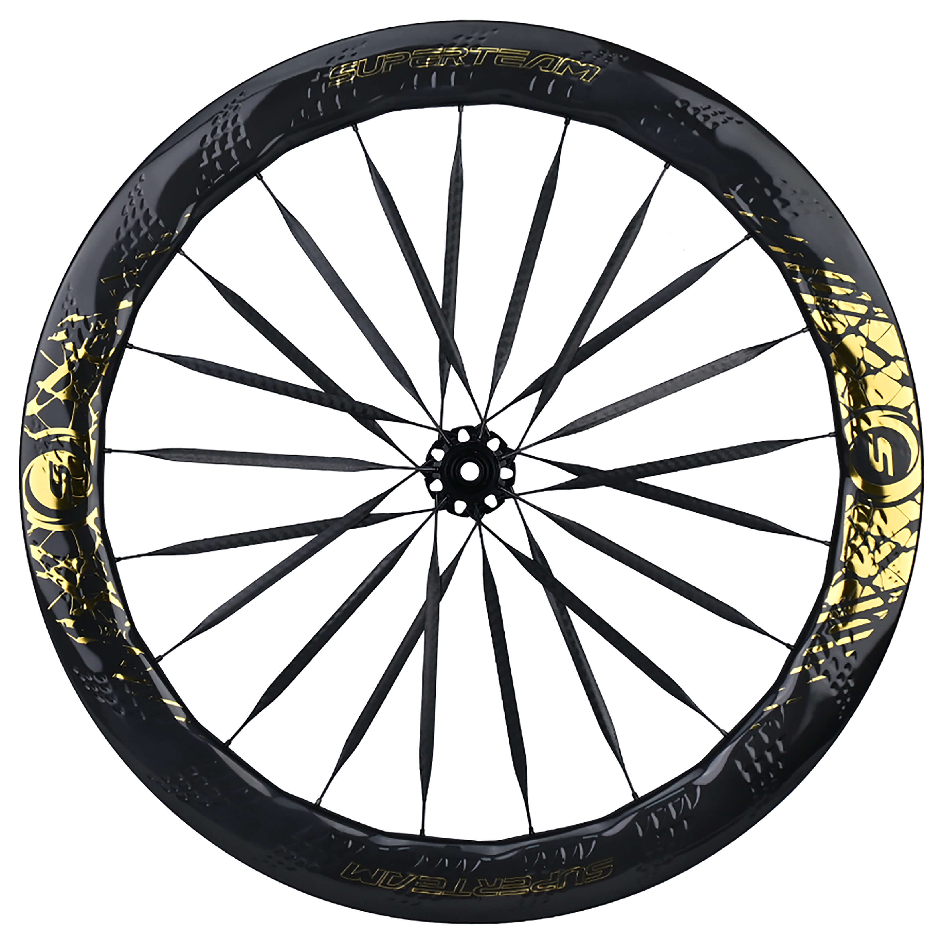 S-ALL Carbon Ultra Nazar Boncugu D28-50 DISC Brake Gold Decals