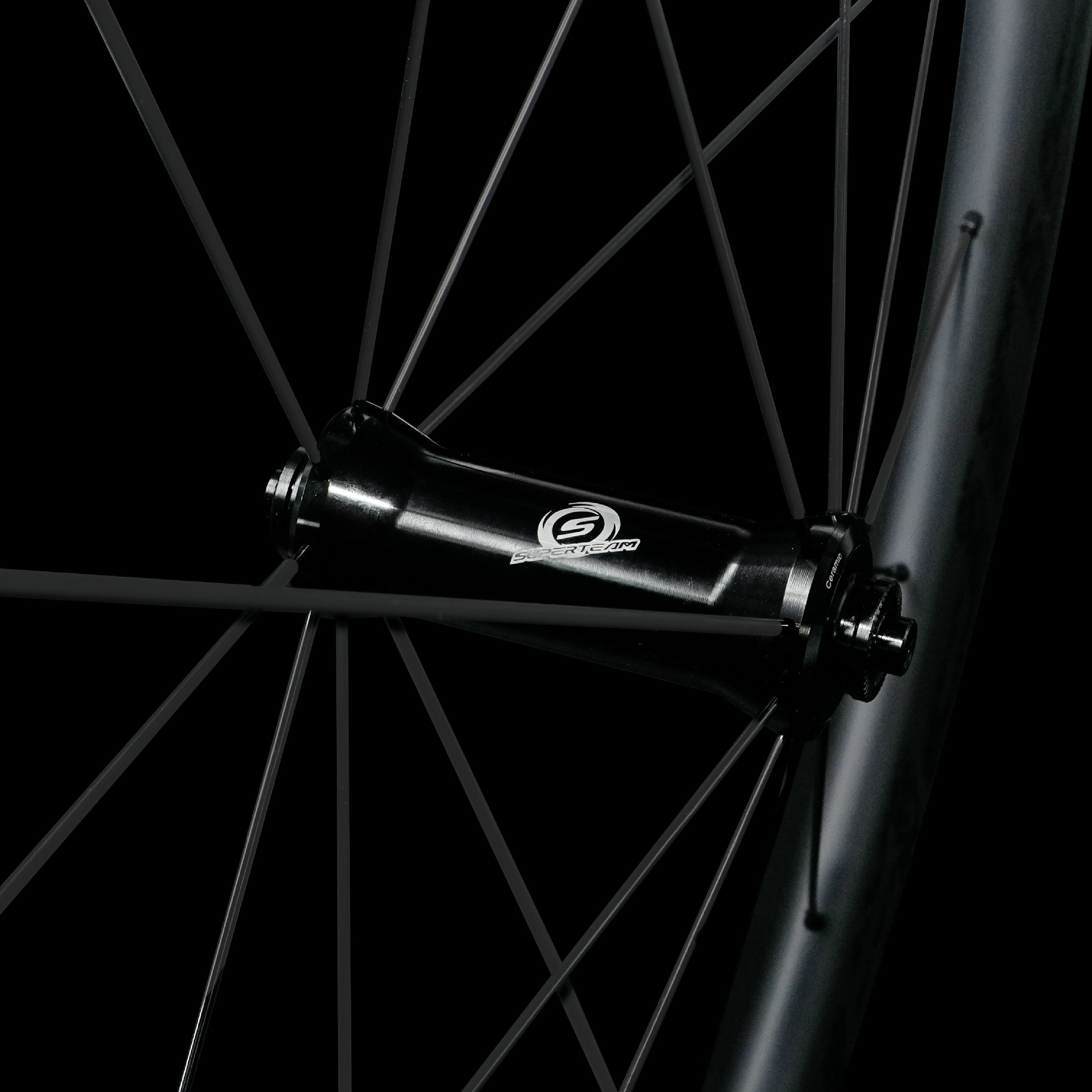 Classic PRO R25-60 Carbon Wheelset RIM Brake Black Decals