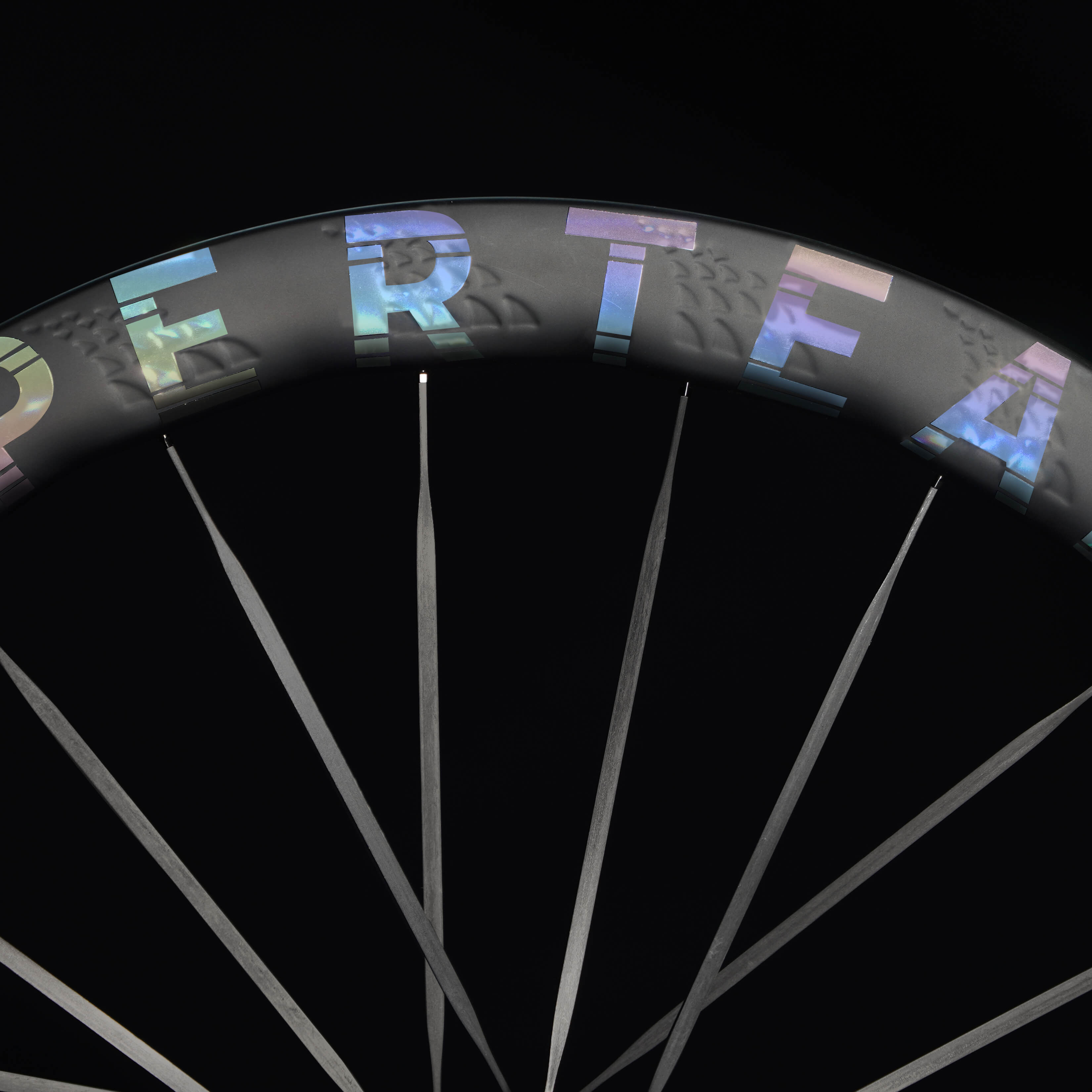 S - ALL Carbon Ultra D28 - 50 DISC Brake Silver Decals - Superteam Wheels