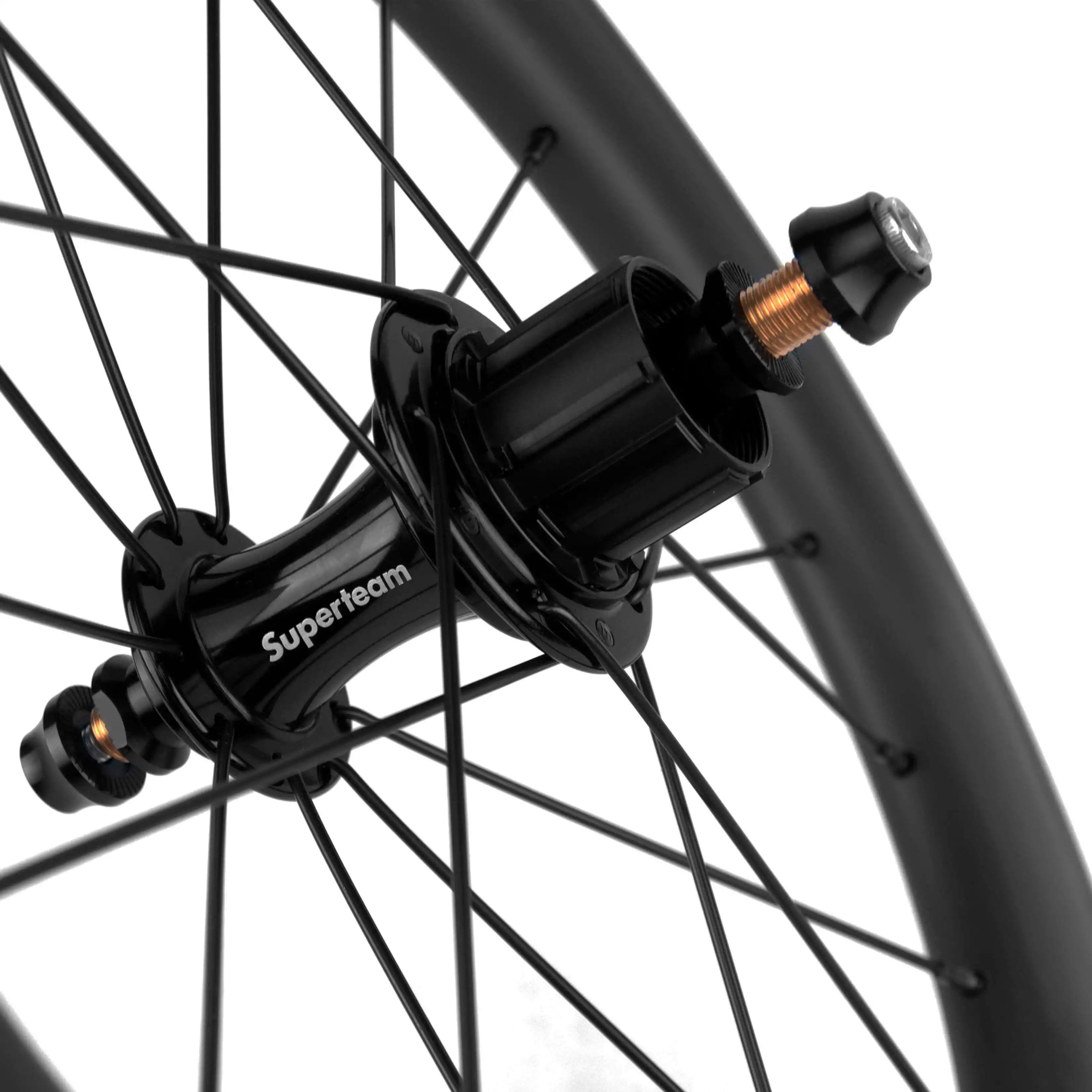 349 Carbon Wheelset 25 - 38 RIM Brake For Brompton - Superteam Wheels