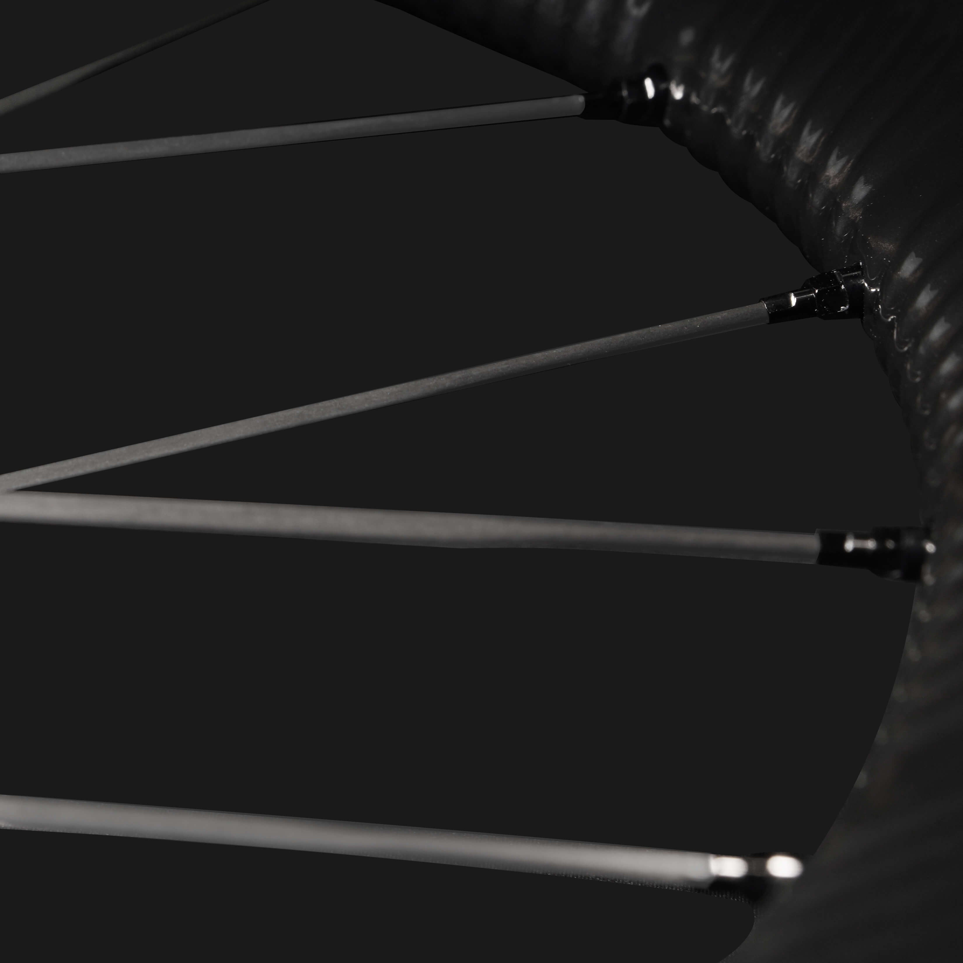 S - ALL Carbon EVO Ⅱ D30 - 50 DISC Brake Black Decals - Superteam Wheels