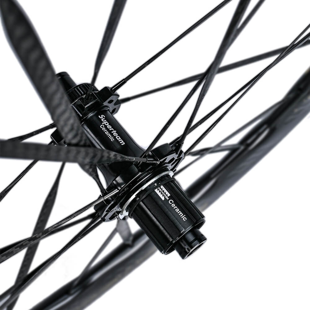 S - ALL Carbon Ultra Nazar Boncugu D28 - 50 DISC Brake Gold Decals - Superteam Wheels