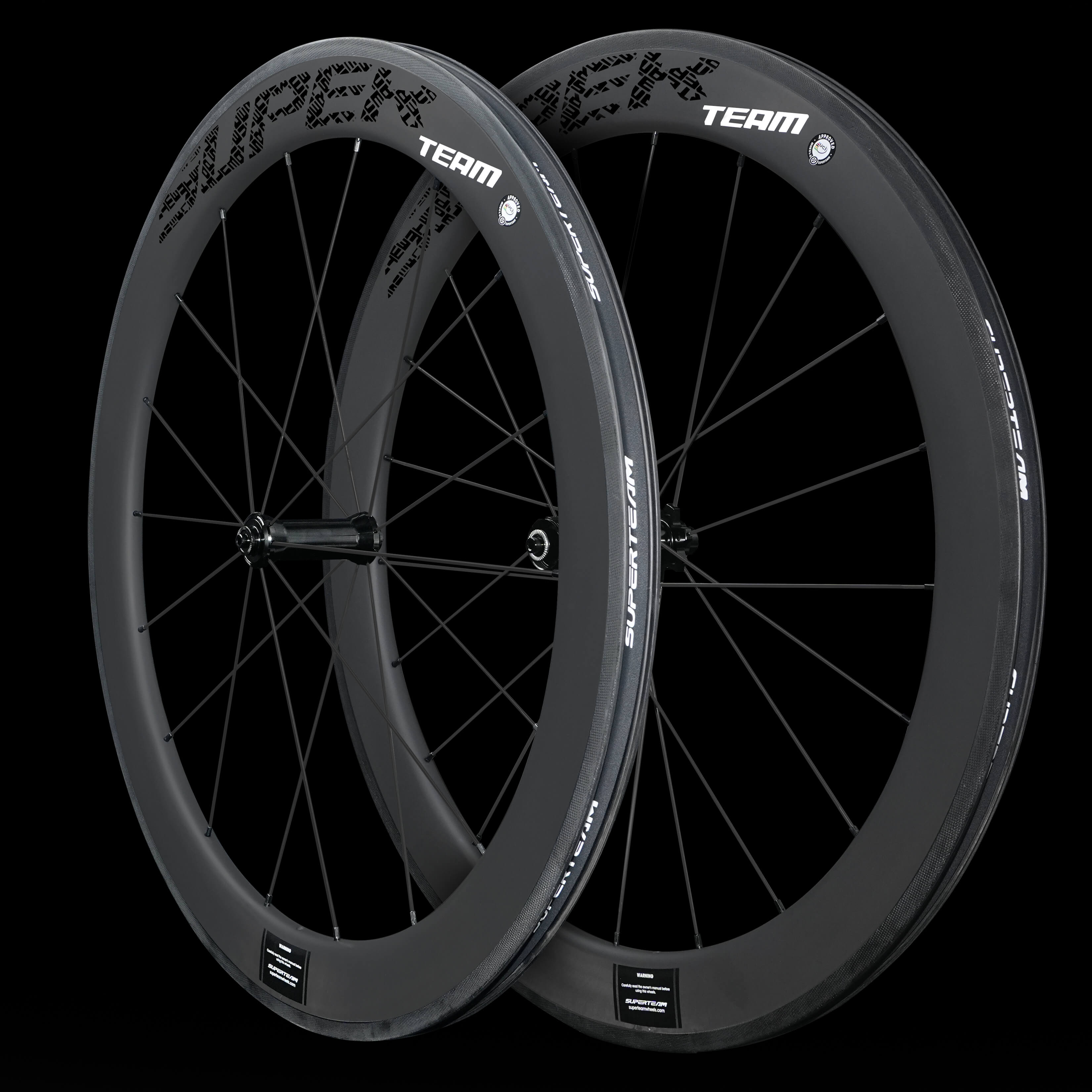 Classic PRO R25-60 Carbon Wheelset RIM Brake Black Decals