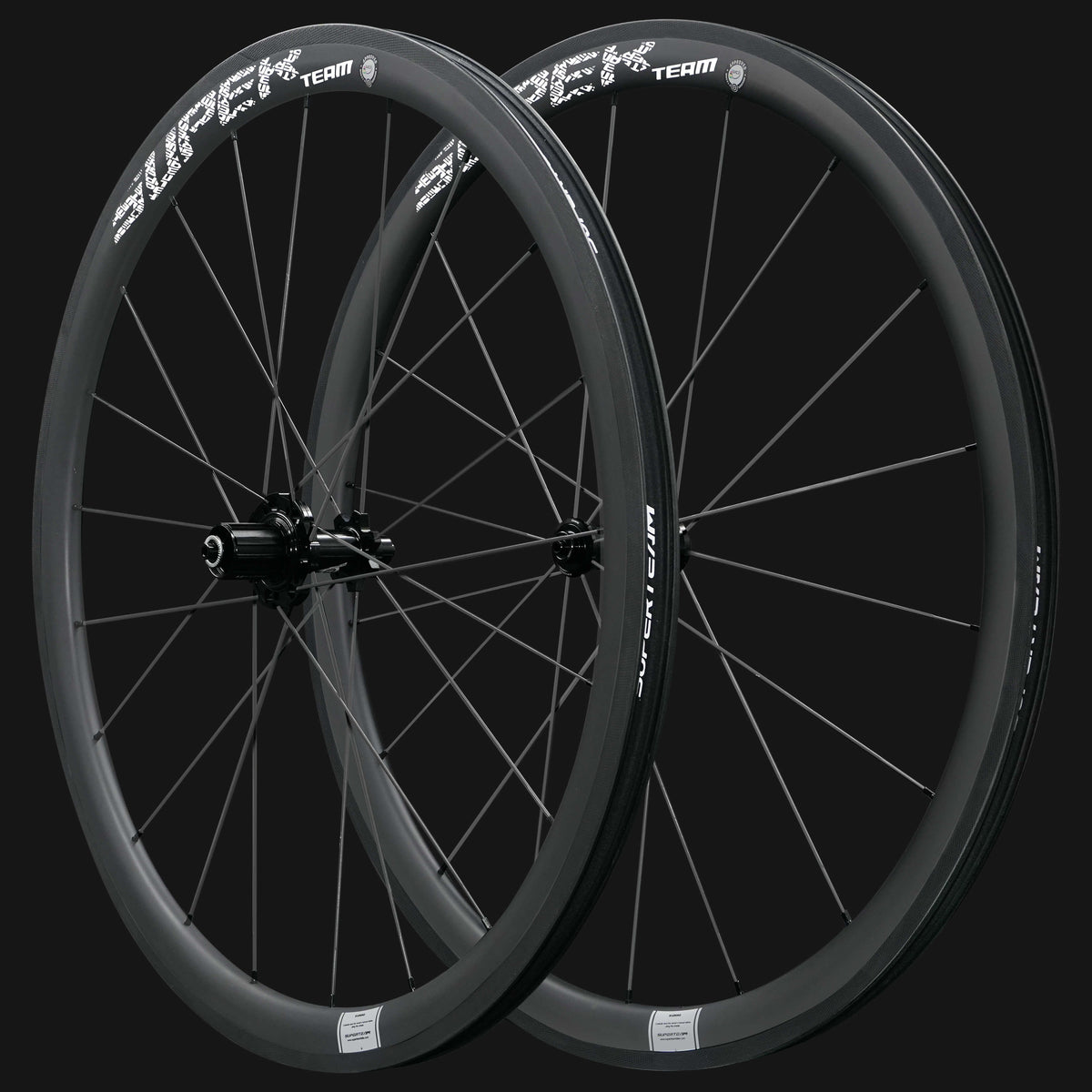 Classic PRO R25-38 Carbon Wheelset RIM Brake White Decals