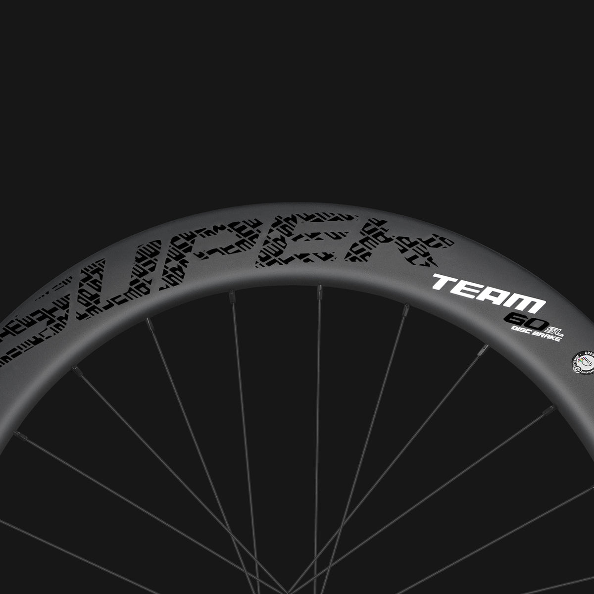 Classic PRO D28-60/88 Disc Brake Black Decals PILLAR WING21 Spokes