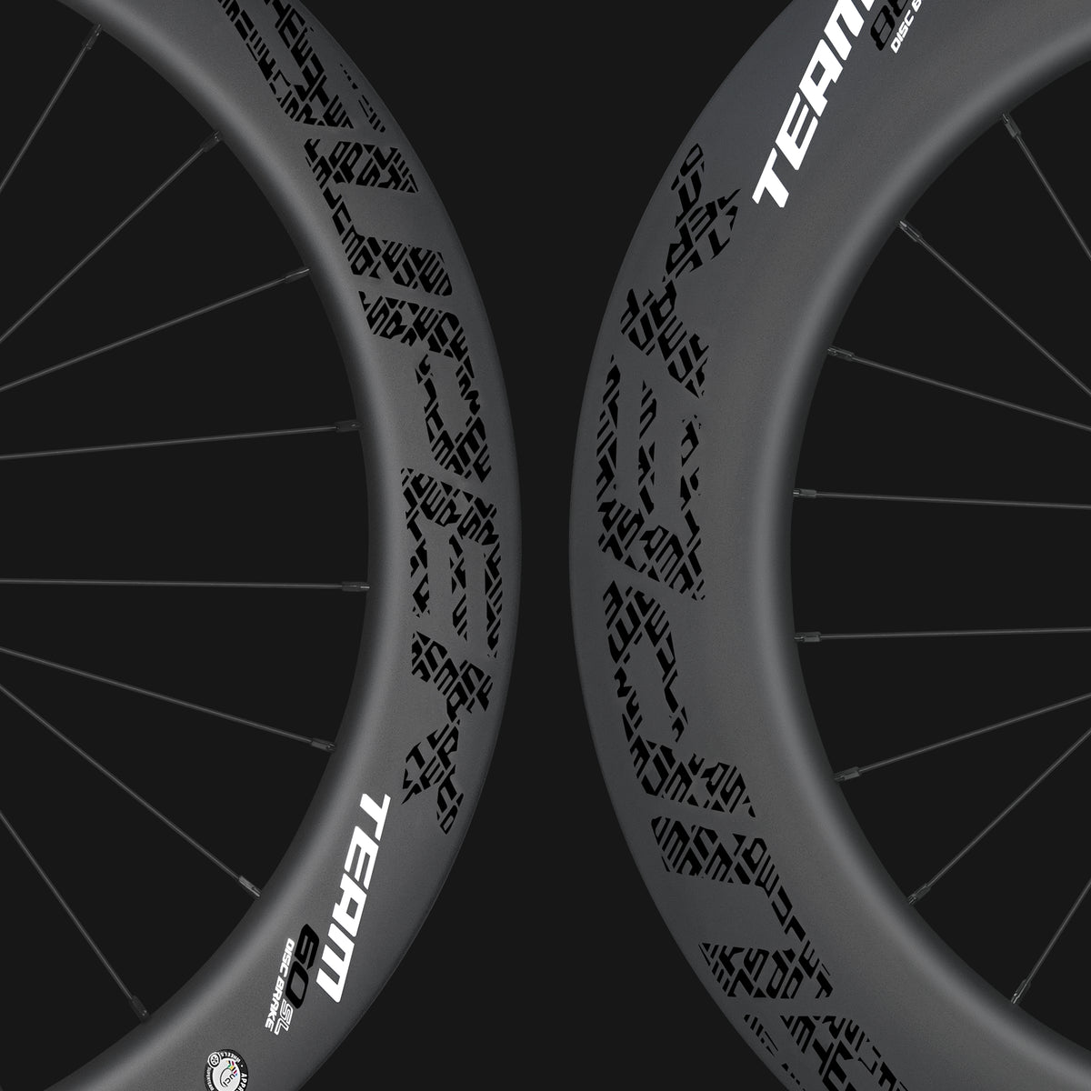 Classic PRO D28-60/88 Disc Brake Black Decals PILLAR WING21 Spokes