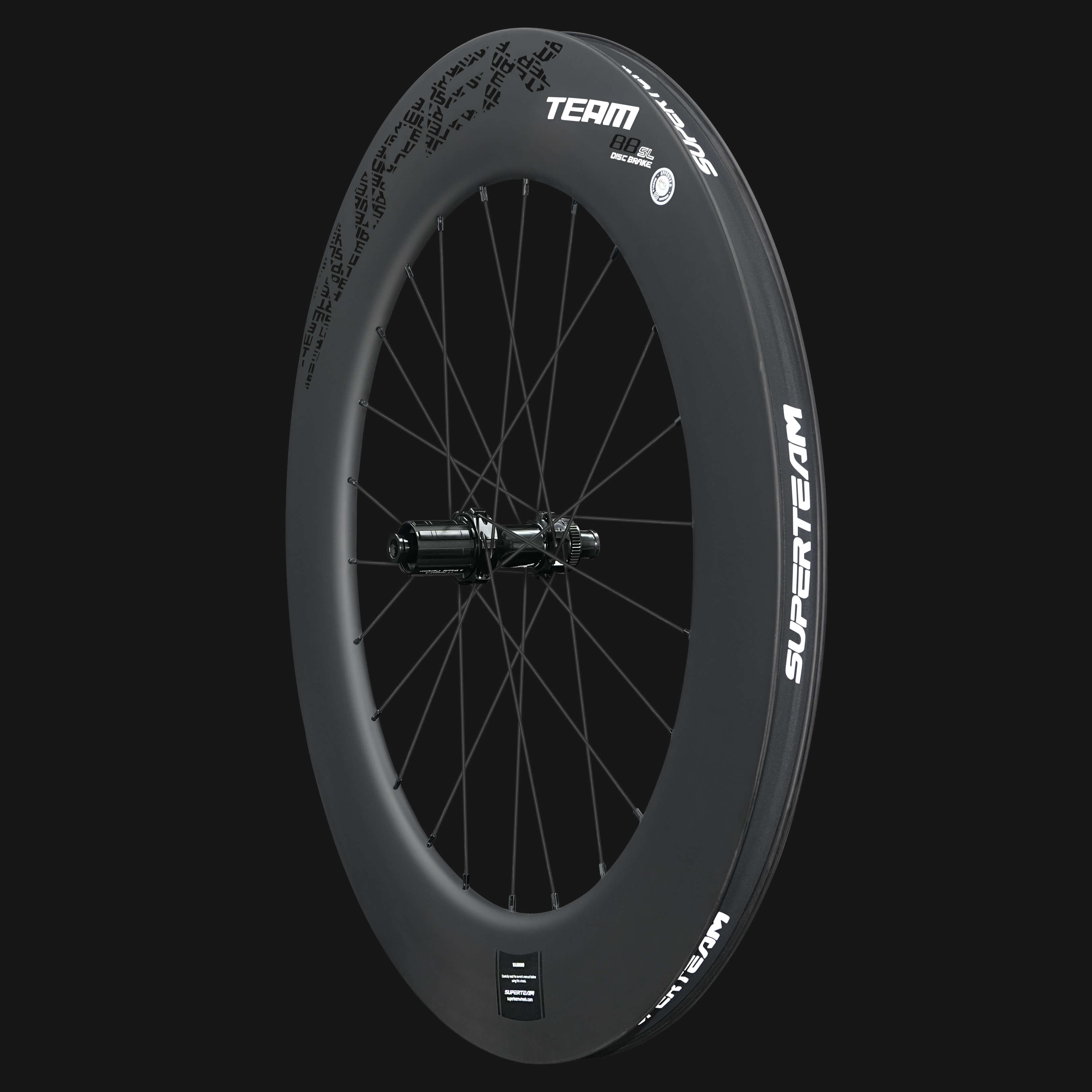 Classic PRO D28-60/88 Disc Brake Black Decals PILLAR WING21 Spokes