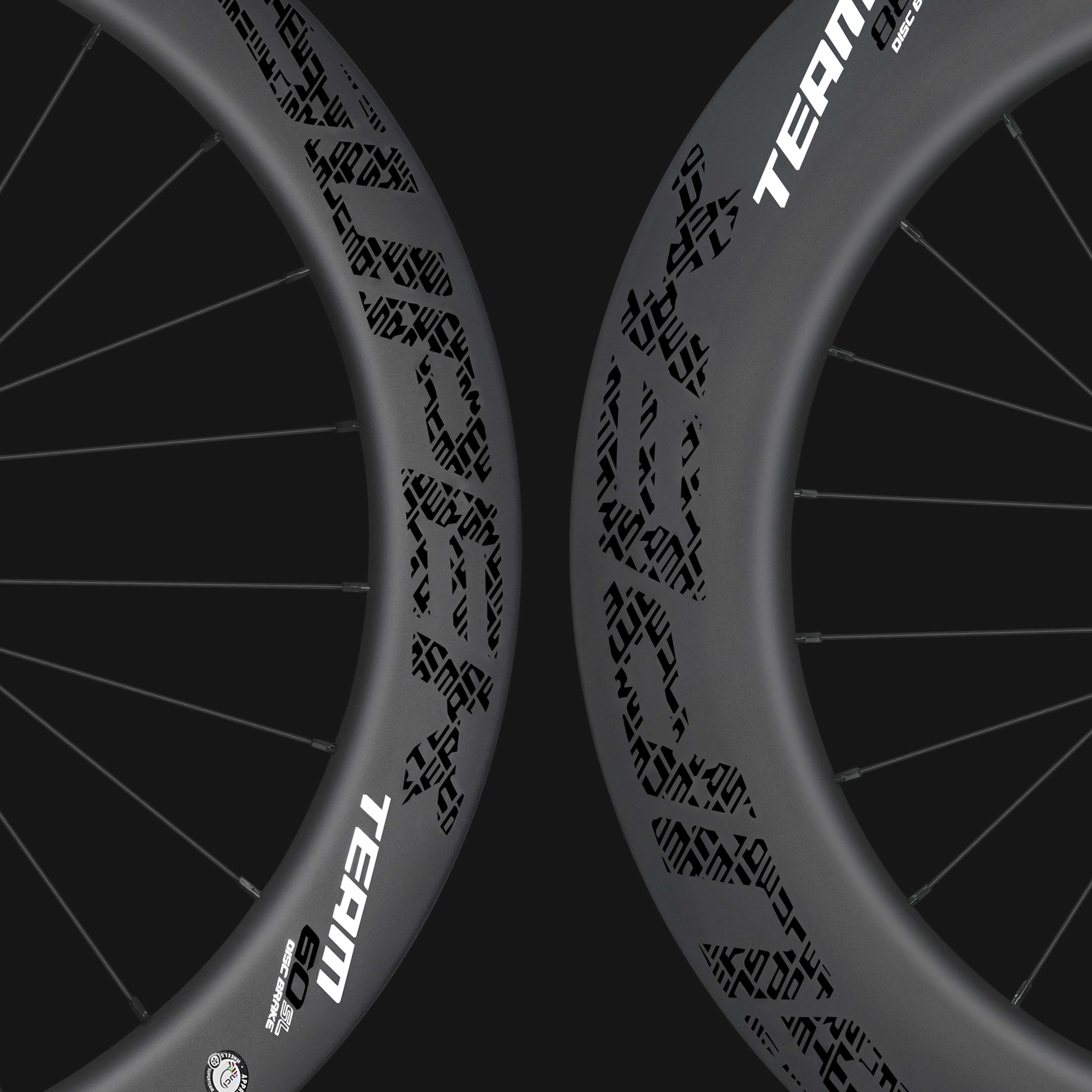 Classic PRO D28-60/88 Disc Brake Black Decals PILLAR WING21 Spokes