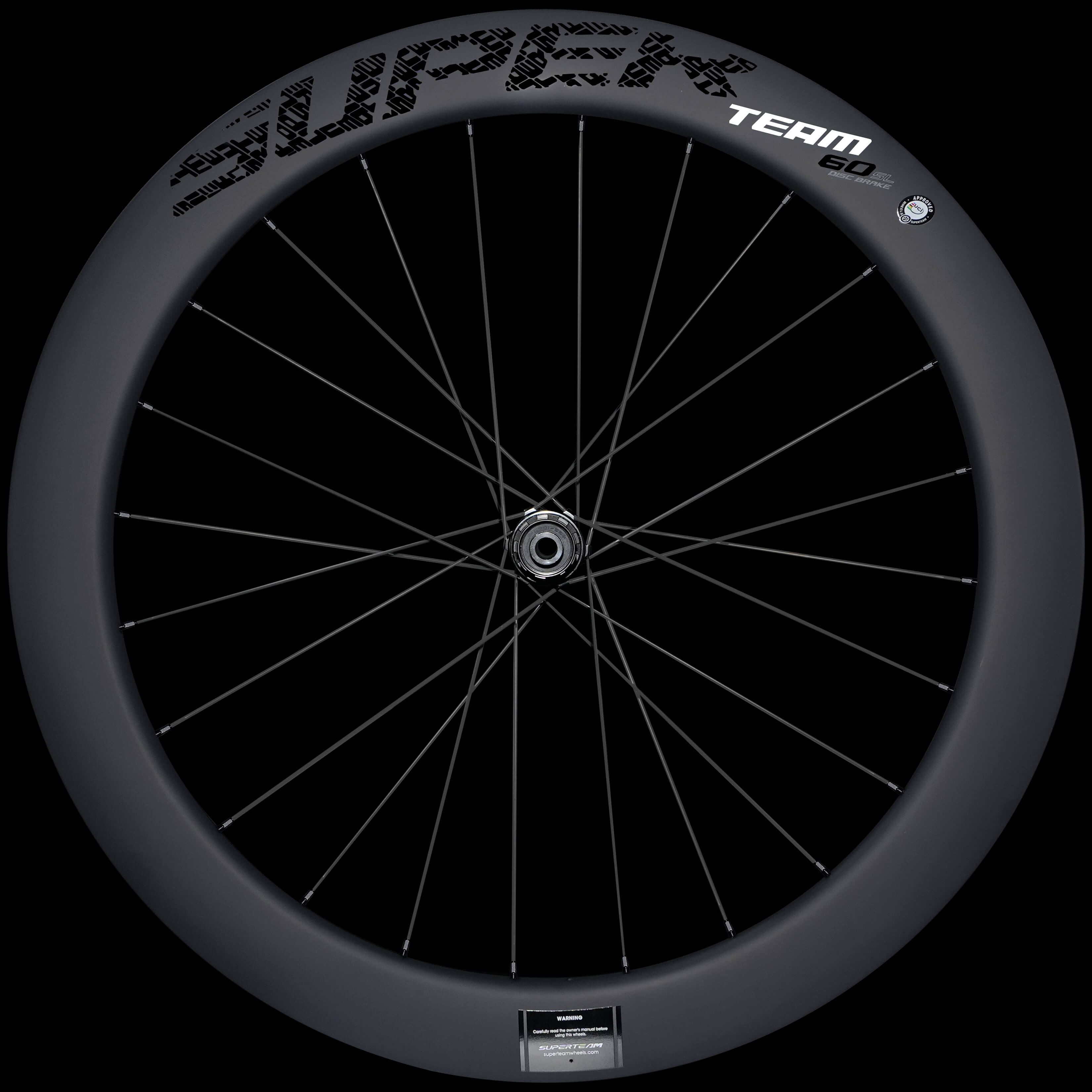 Classic PRO D28-60 Disc Brake Black Decals PILLAR WING21 Spokes