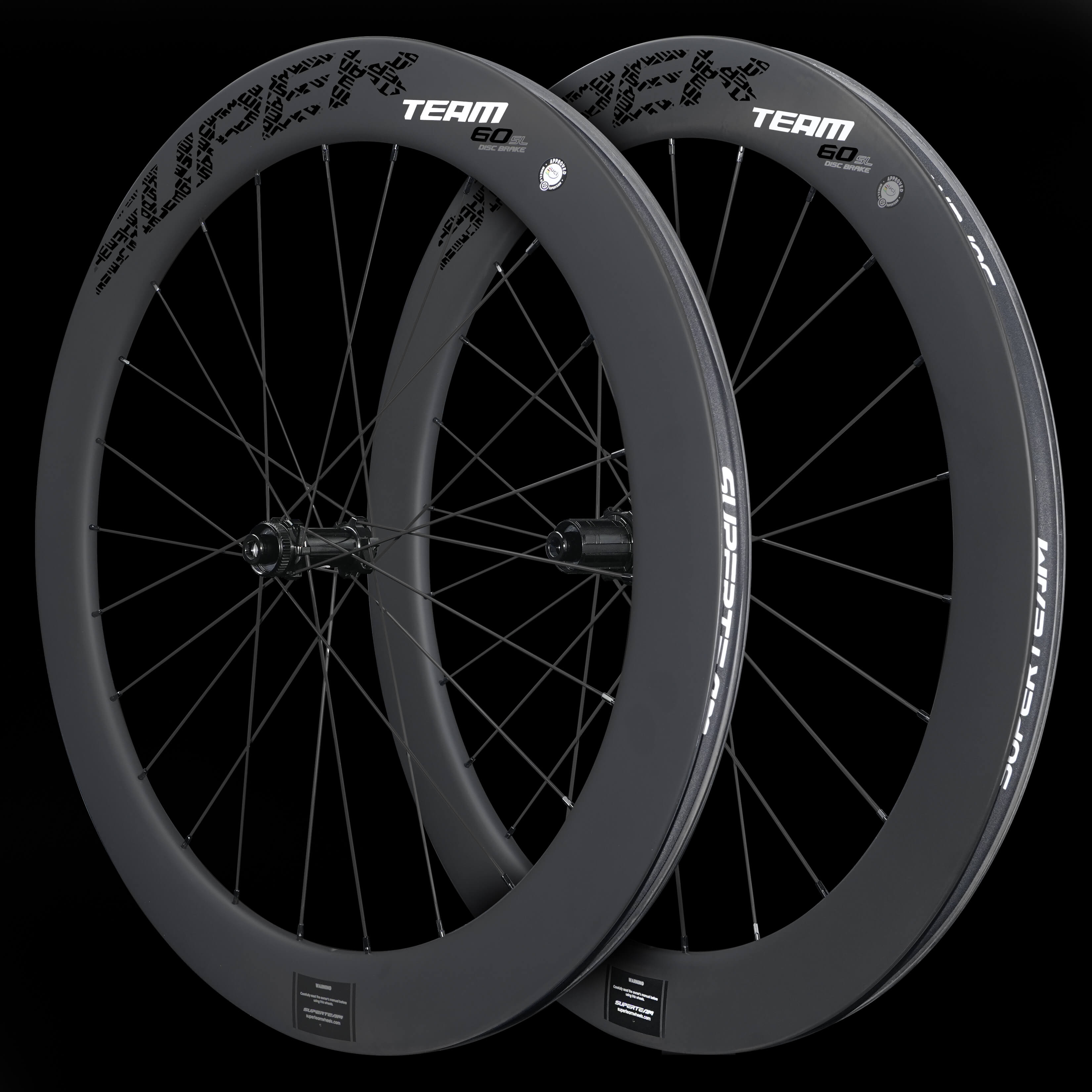 Classic PRO D28-60 Disc Brake Black Decals PILLAR WING21 Spokes