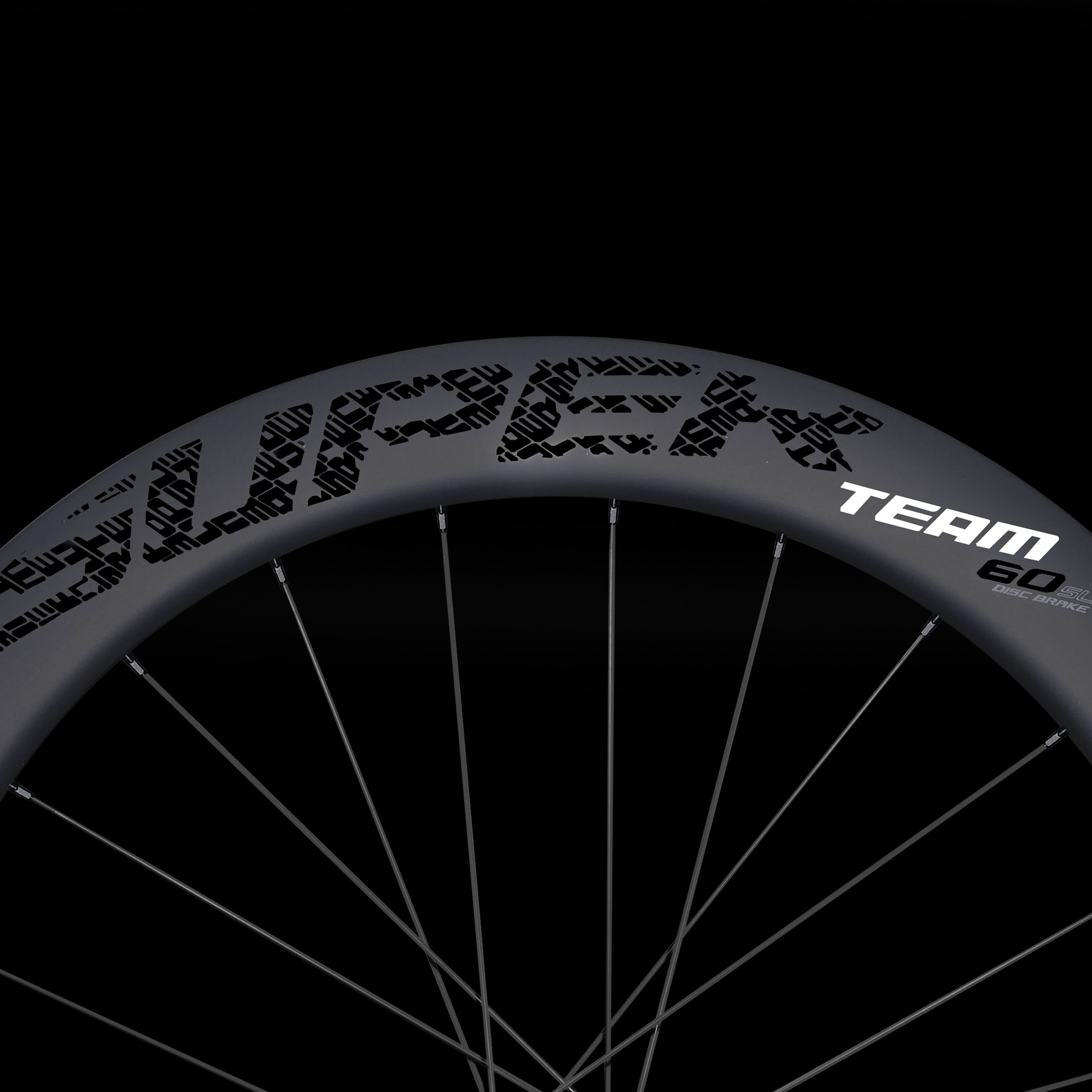 Classic PRO D28-60 Disc Brake Black Decals PILLAR WING21 Spokes