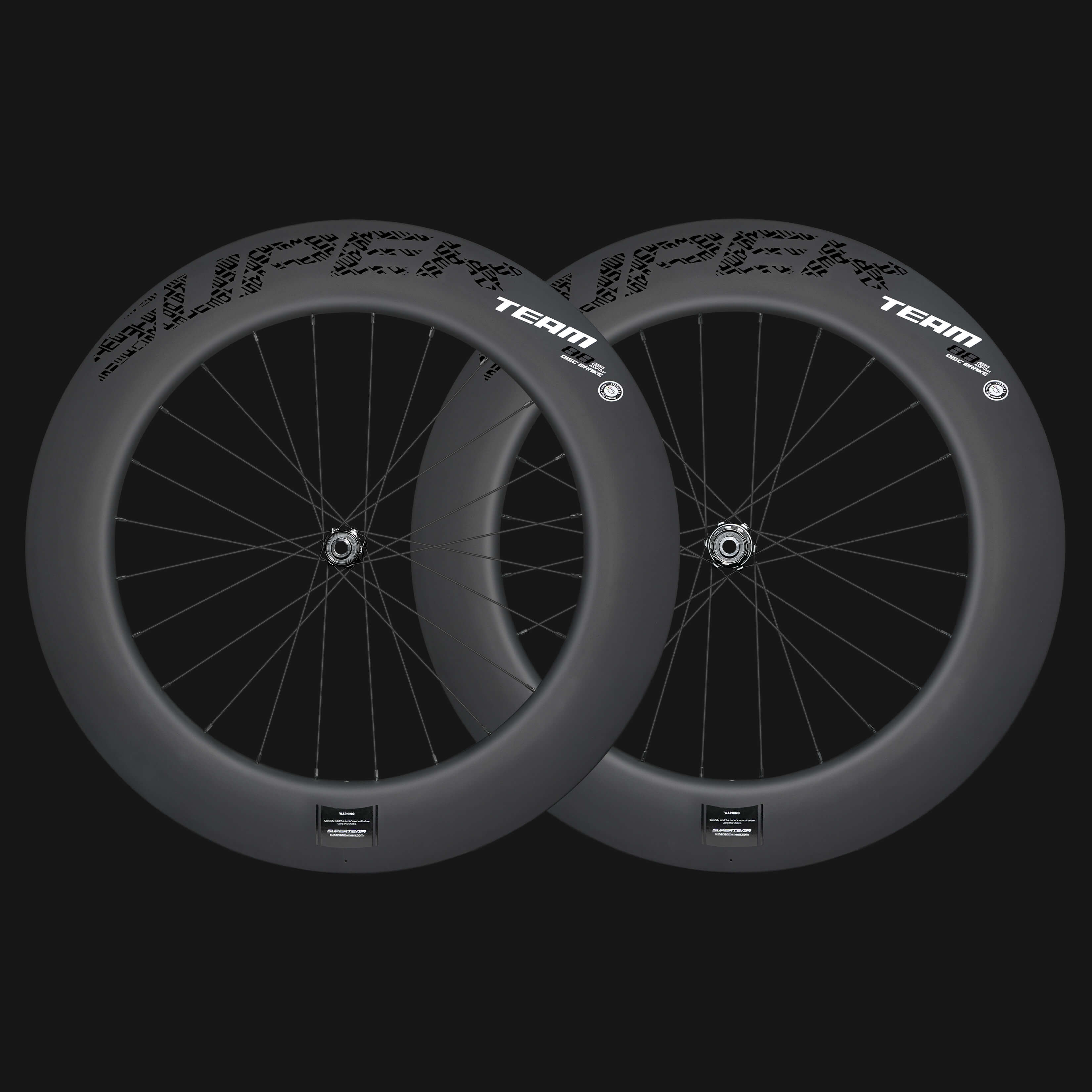 Classic PRO D28-88 Disc Brake Black Decals PILLAR WING21 Spokes