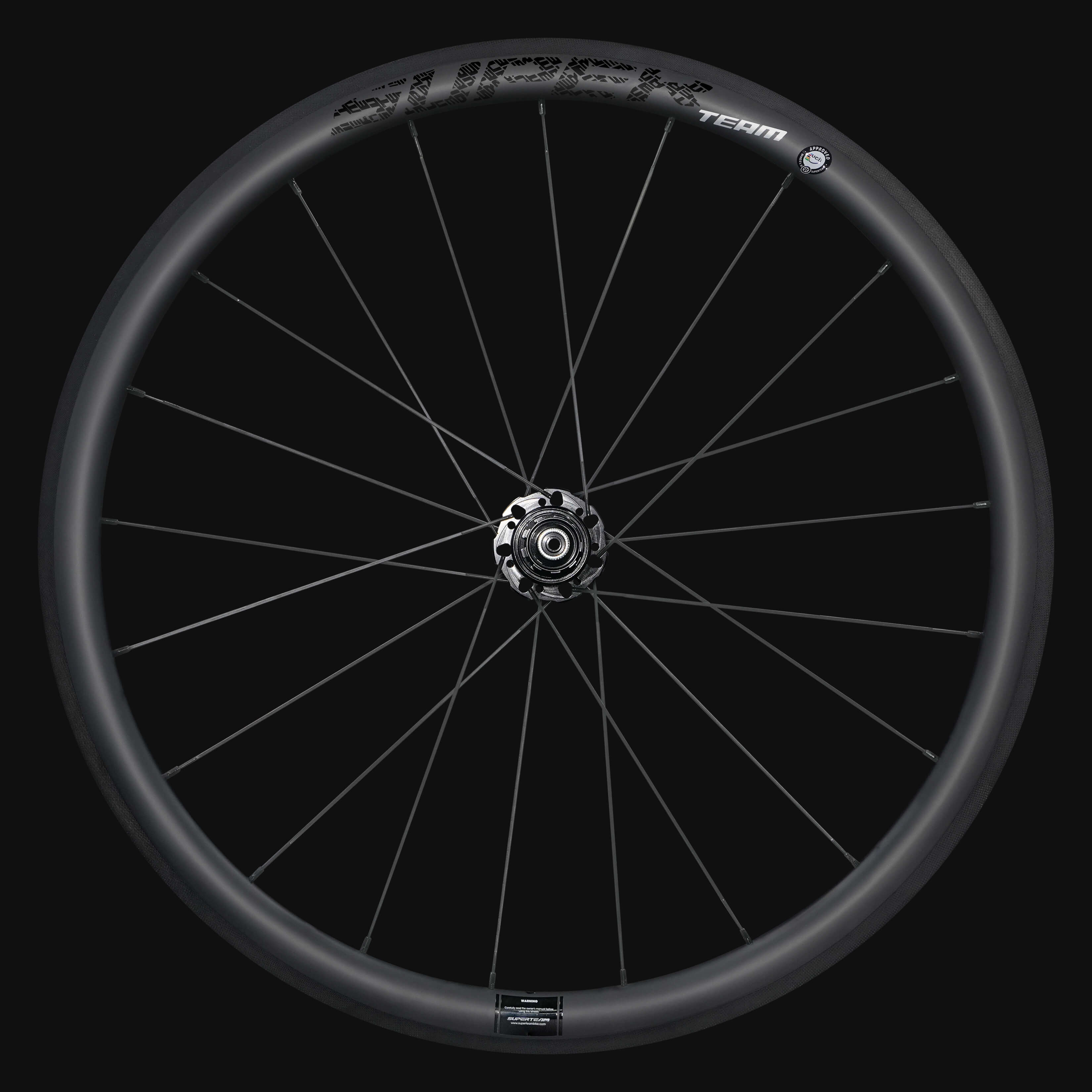 Classic PRO R25-38 Carbon Wheelset RIM Brake Black Decals
