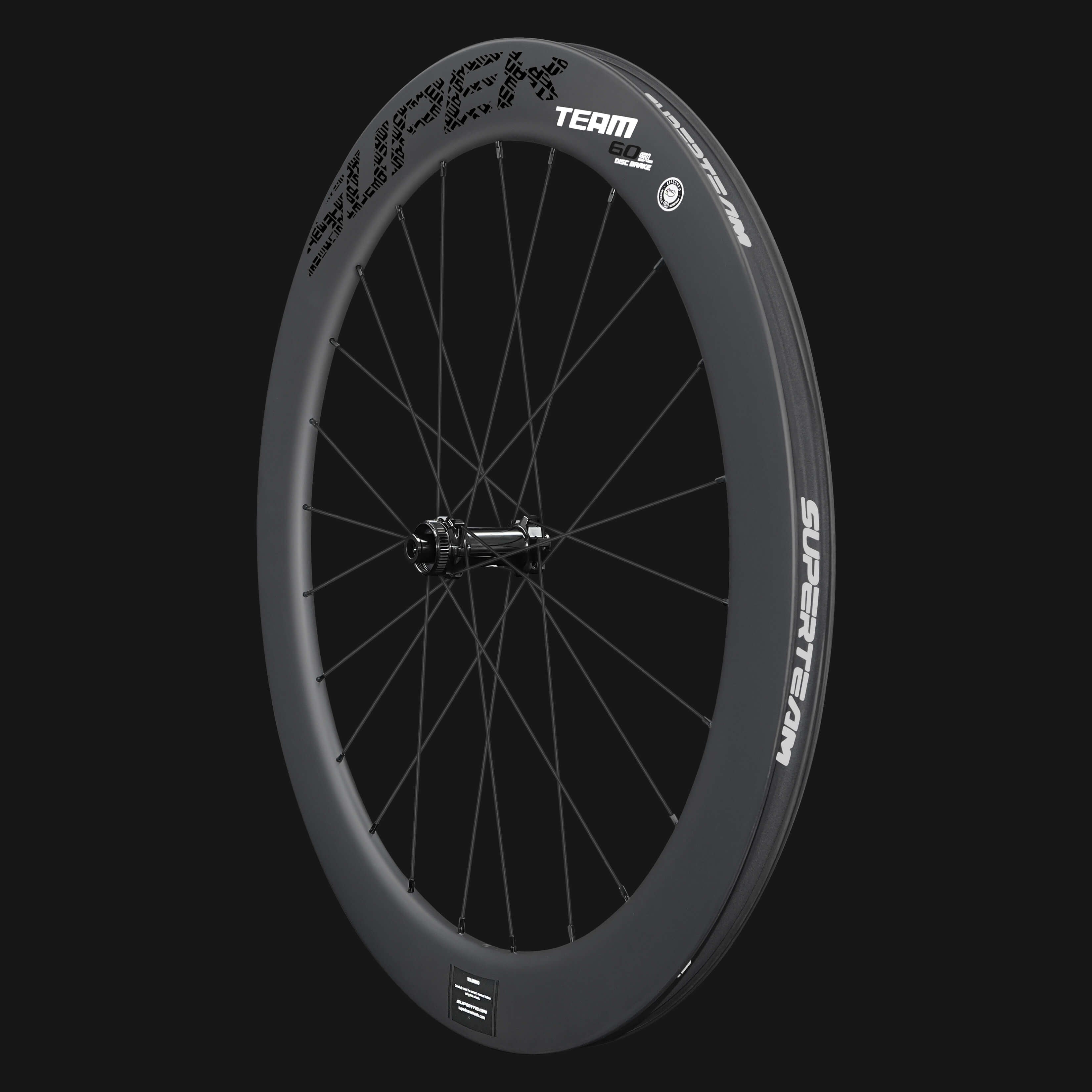 Road Bike Classic PRO D28-60 Disc Brake Black Decals PILLAR WING21 Spokes