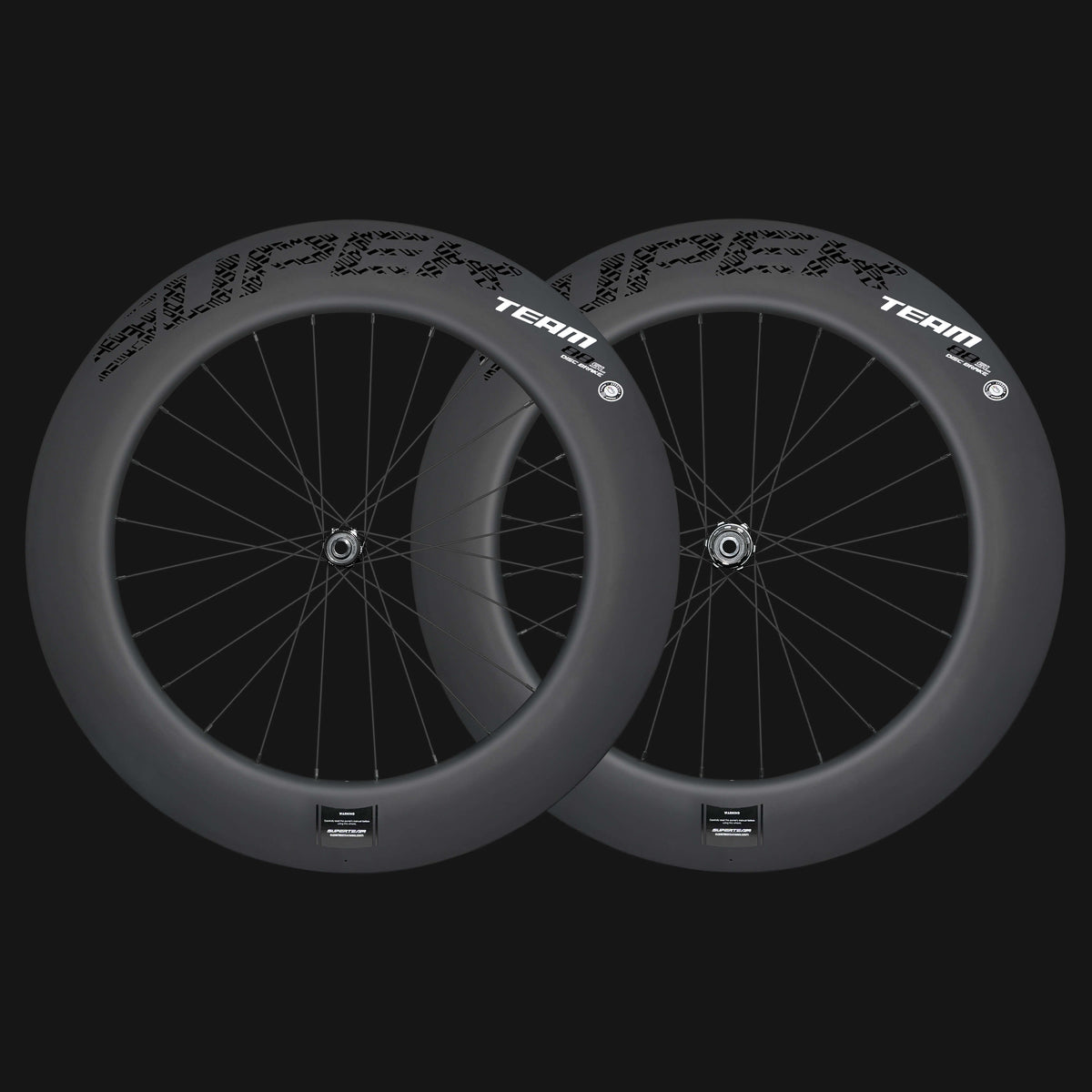 Autocollants noirs pour freins à disque Classic PRO D30-88, rayons PILLAR WING21