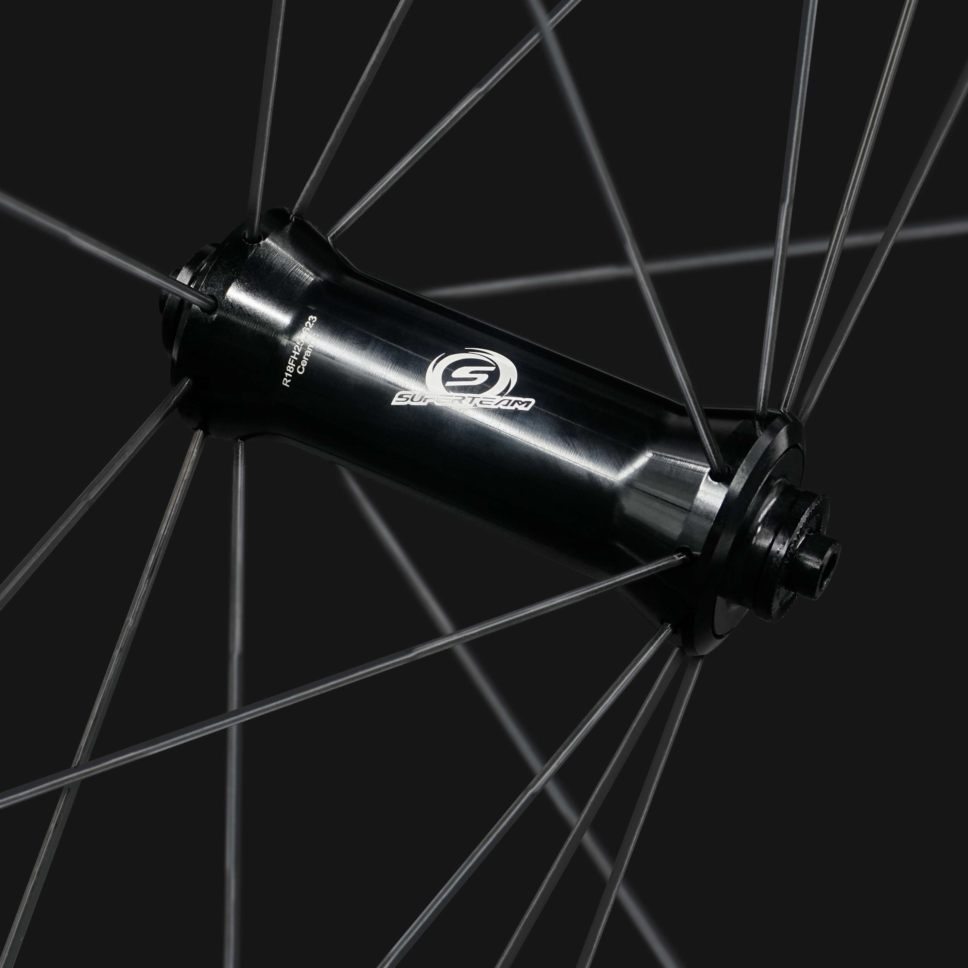 Road Bike Classic PRO R25-38 Carbon Wheelset RIM Brake Black Decals